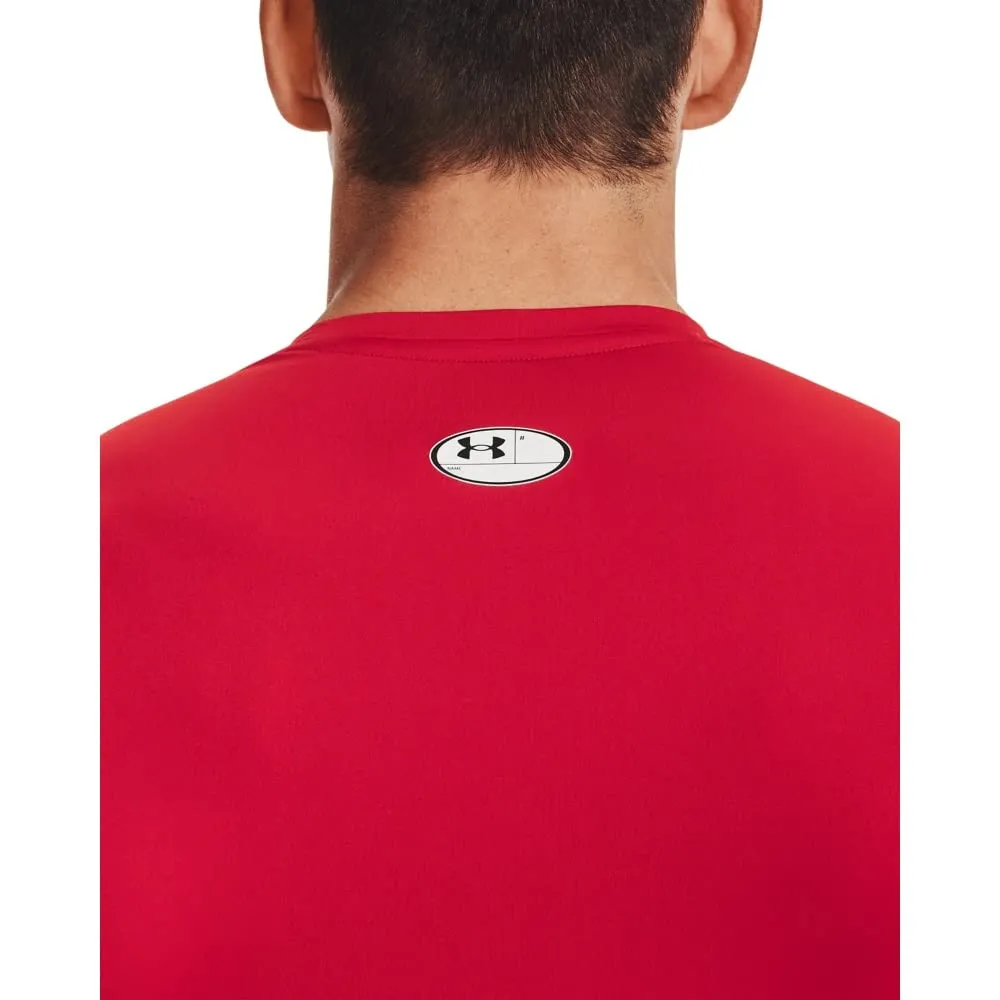 Under Armour UA HG Armour Comp LS Maglietta a maniche lunghe, Rosso, XXL Uomo - immagine 5