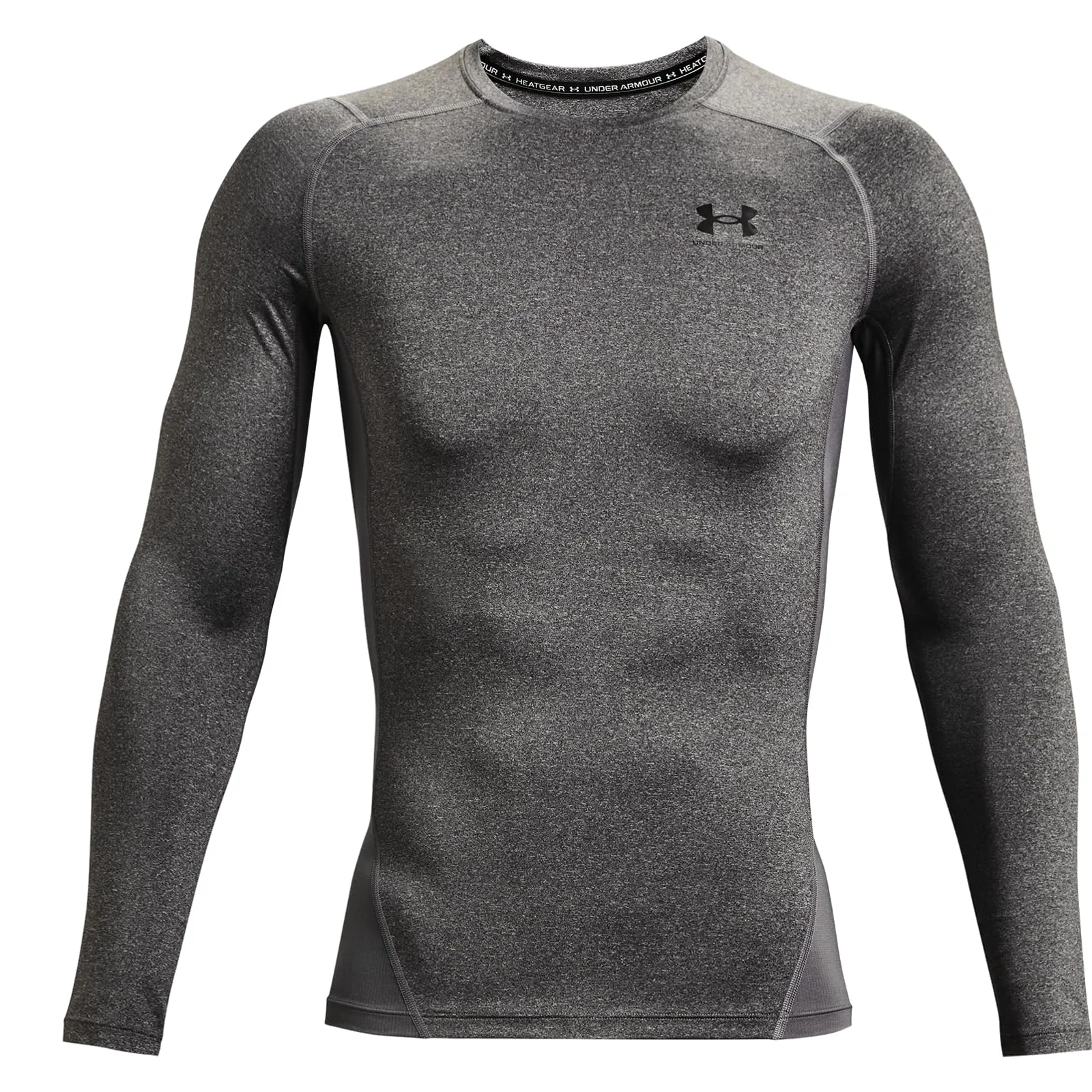 Under Armour UA HG Armour Comp LS Long Sleeve Shirt, Carbon Heather, 3XL Men's - immagine 1