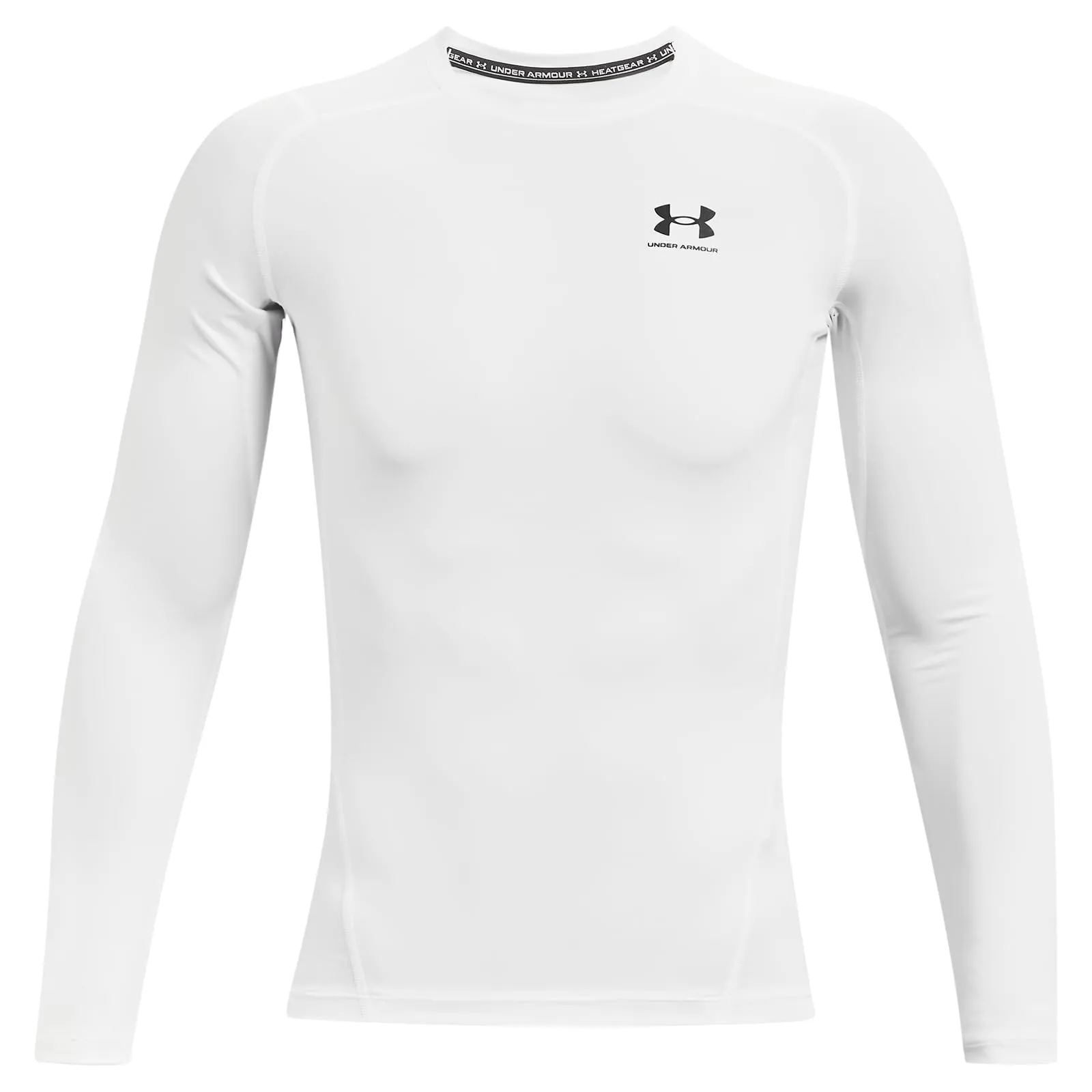 Under Armour UA HG Armour Comp LS Long Sleeve T-Shirt, Bianco, XXL Uomo - immagine 1