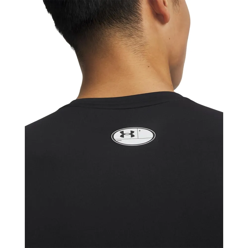 Under Armour UA HG Armour Comp LS Maglietta a maniche lunghe, Nero, S-M Uomo - immagine 5