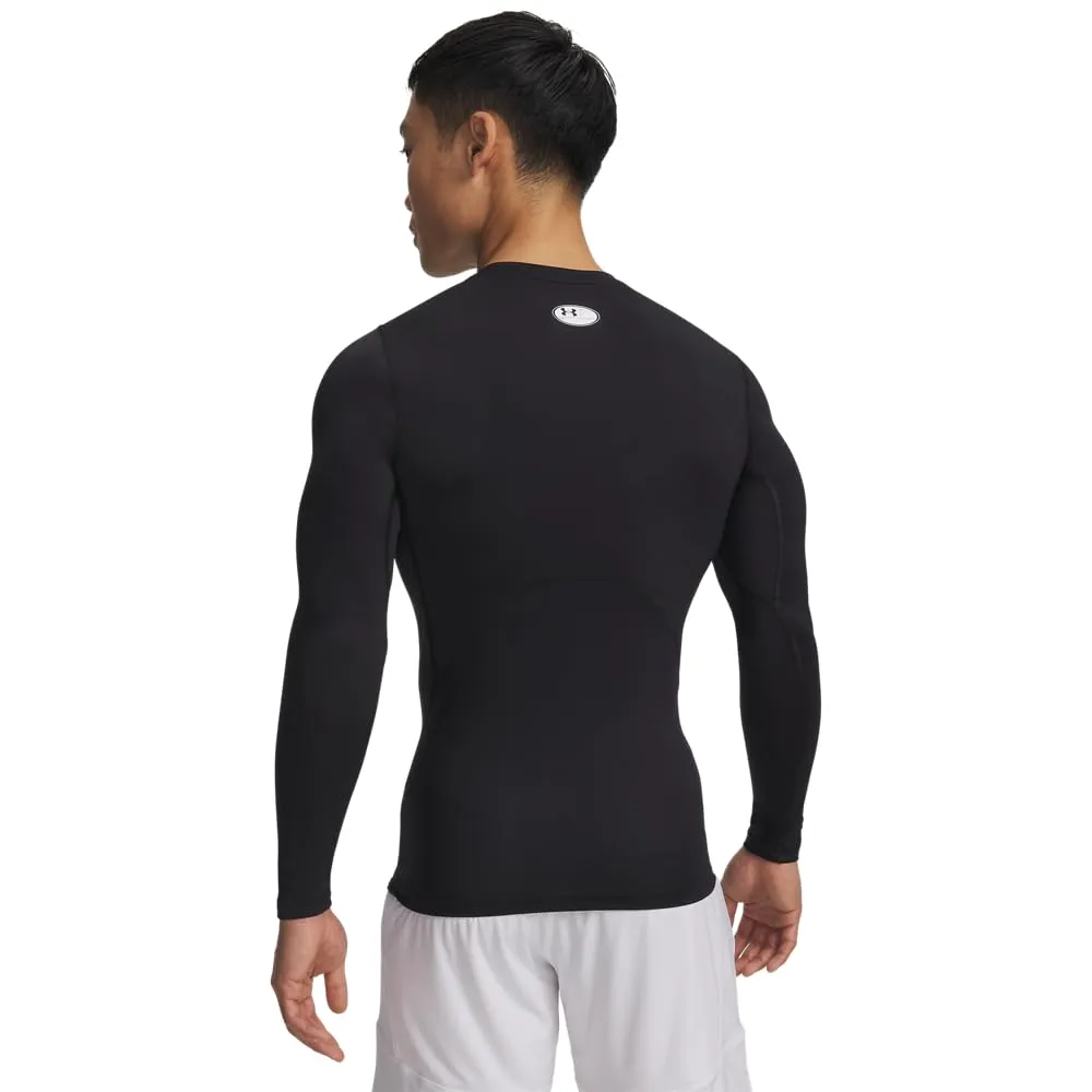 Under Armour UA HG Armour Comp LS Maglietta a maniche lunghe, Nero, 3XL Uomo - immagine 2