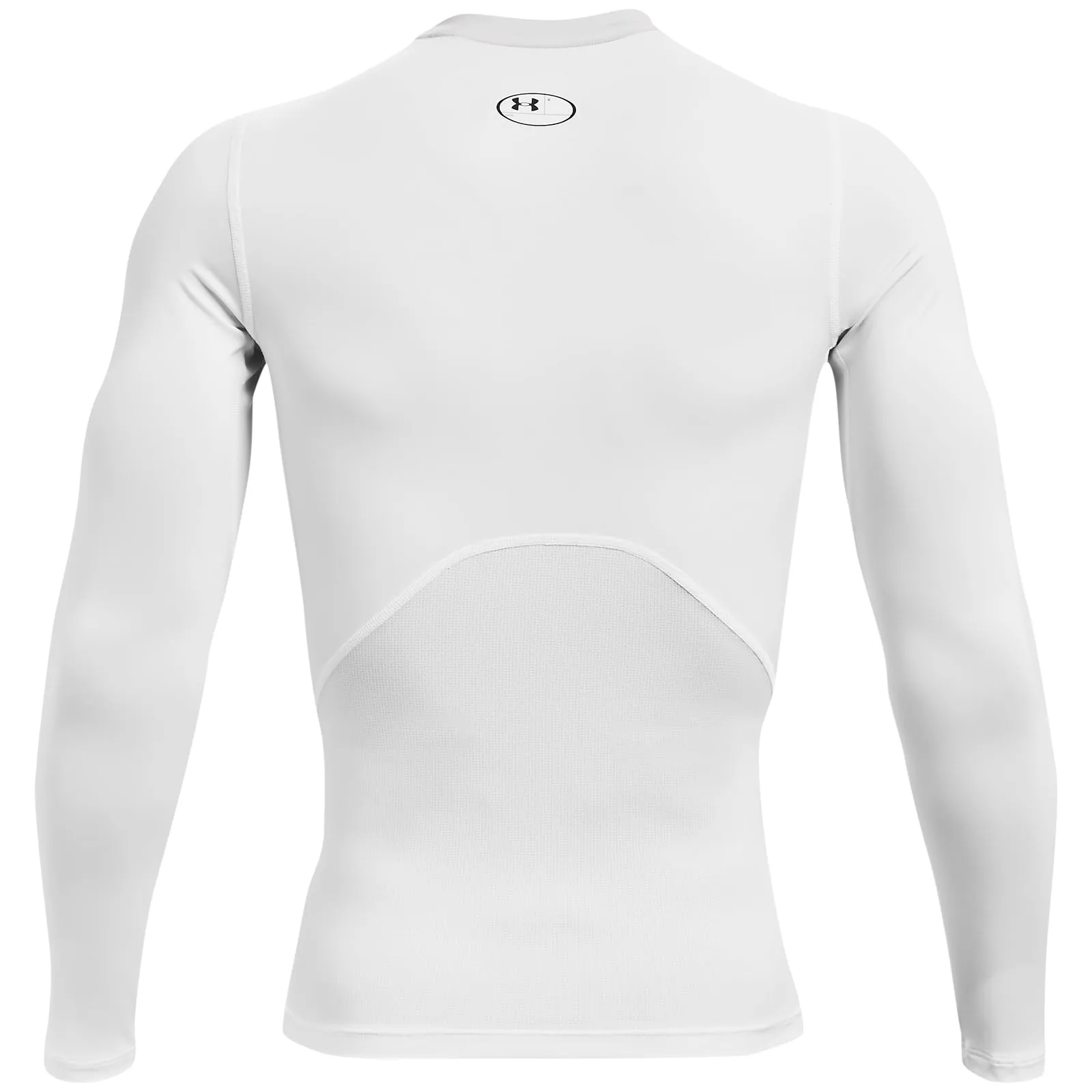 Under Armour UA HG Armour Comp LS Long Sleeve Shirt, Bianco, S Uomo - immagine 9