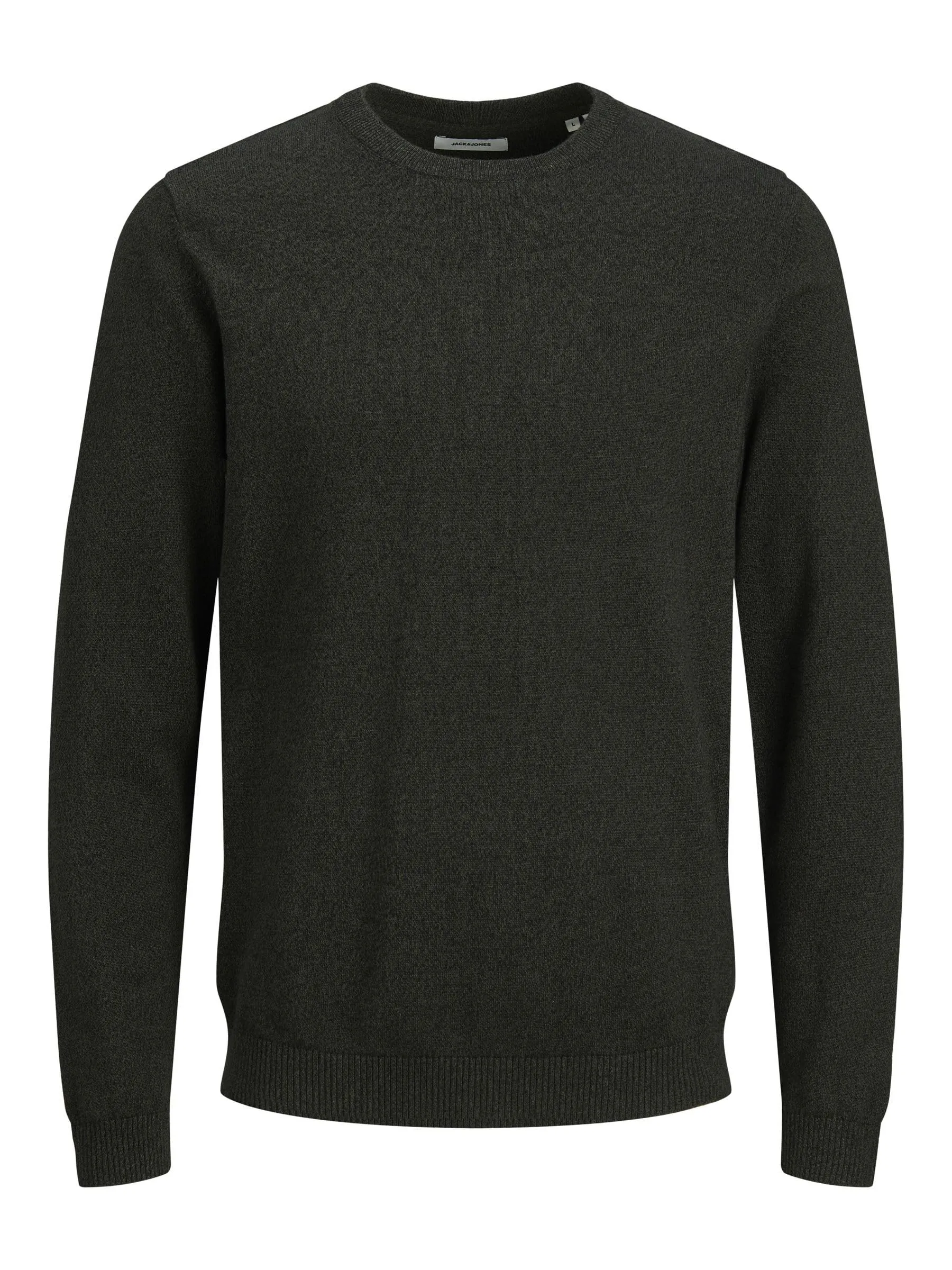 Jack & Jones Jjebasic Knit Crew Neck Noos Sweatshirt - Forest Night, XL - immagine 1