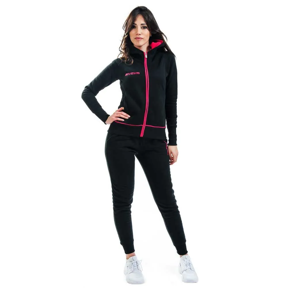 Givova Star New LFB26 Tuta Donna Nero/Fuxia XXL - immagine 1