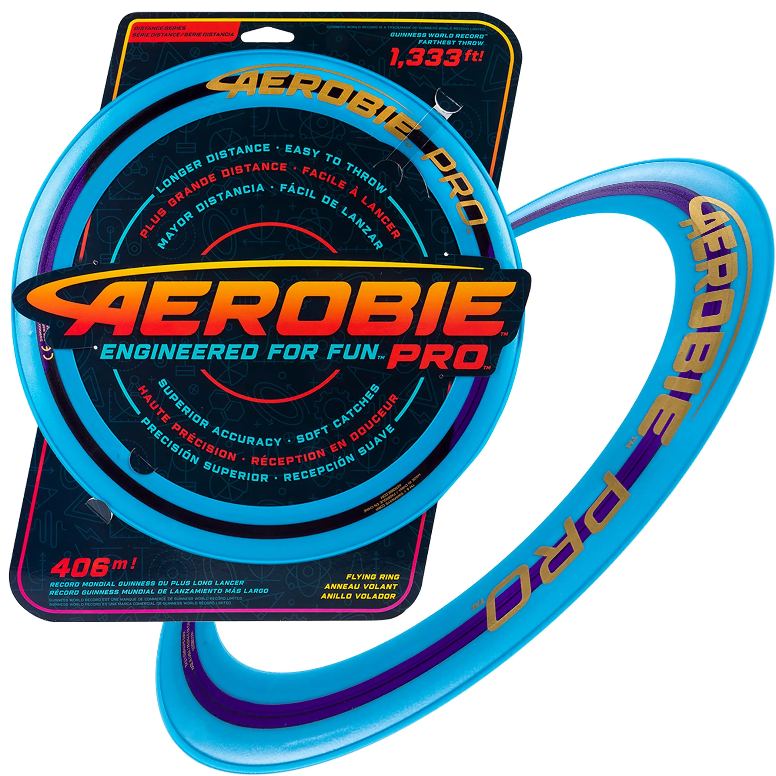 Aerobie Pro A13 Anello Volante, 33 cm, Colori Assortiti - immagine 1
