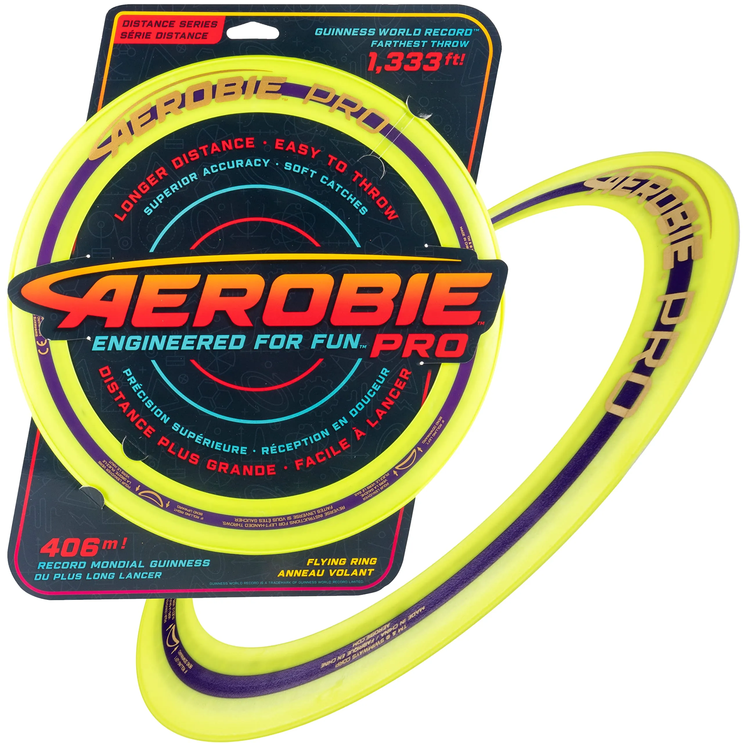 Aerobie Pro A13 Anello Volante, 33 cm, Colori Assortiti - immagine 2
