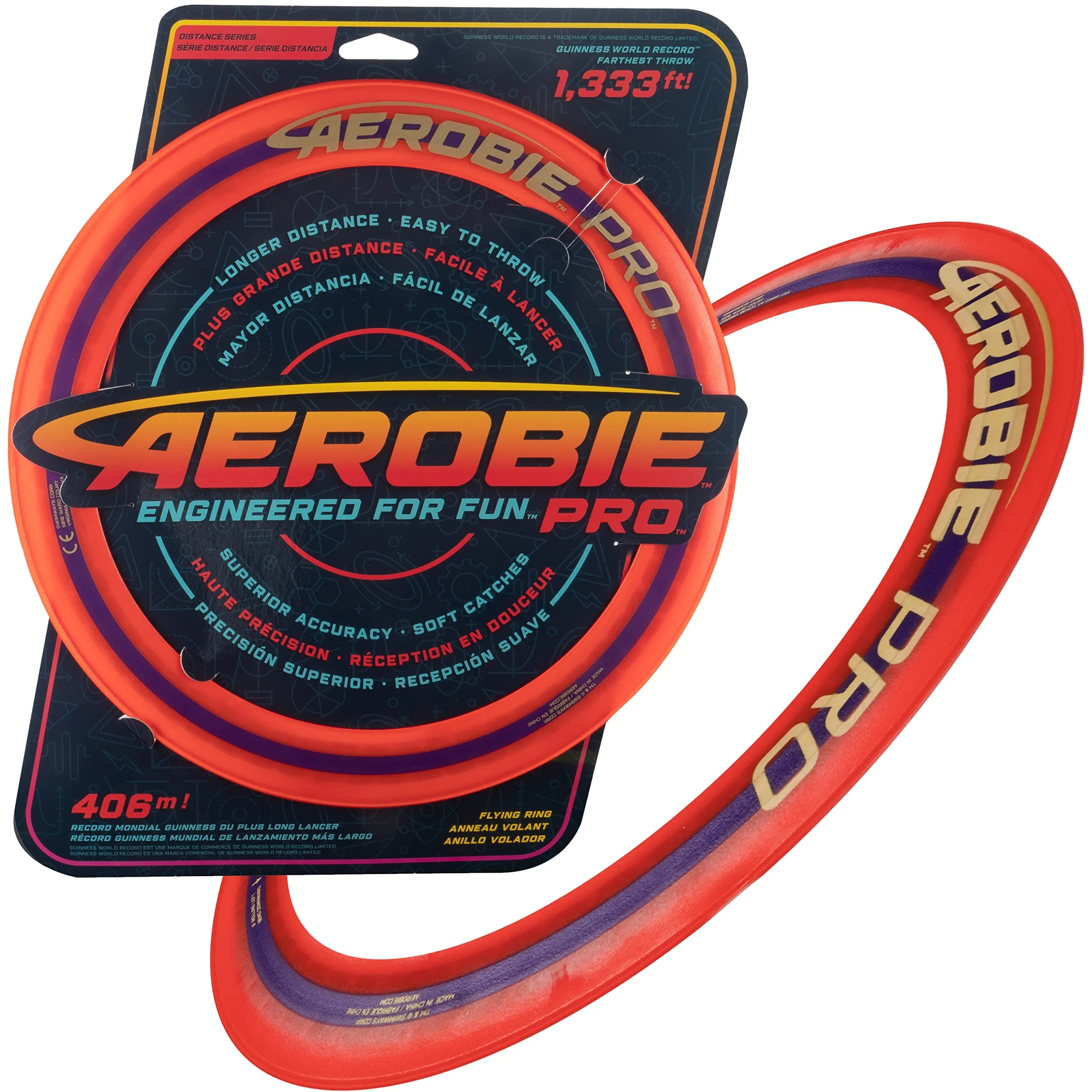 Aerobie Pro A13 Anello Volante, 33 cm, Colori Assortiti - immagine 3
