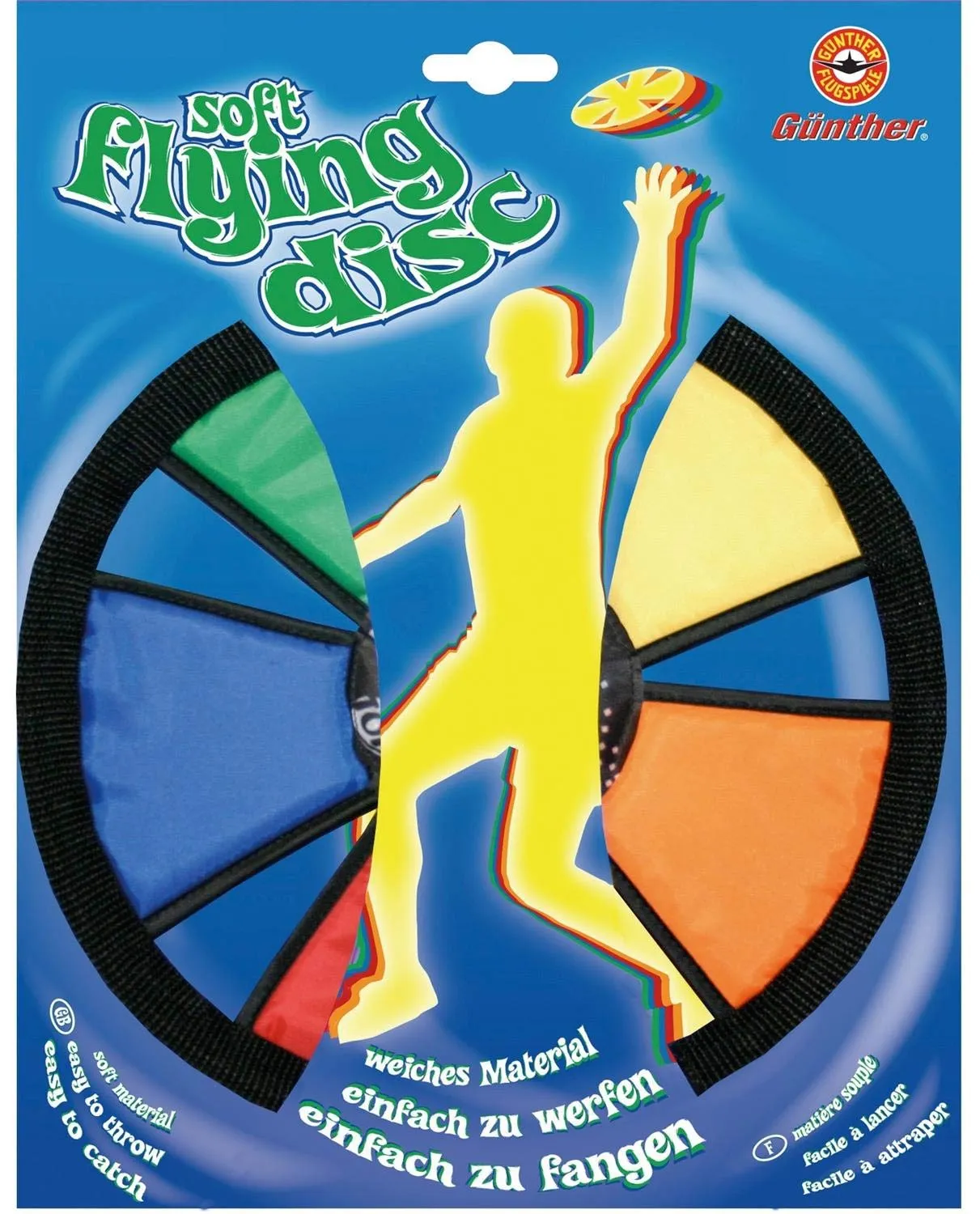 Günther Flugspiele 1381 Frisbee Disco Volante in Tessuto, 25 cm - immagine 2