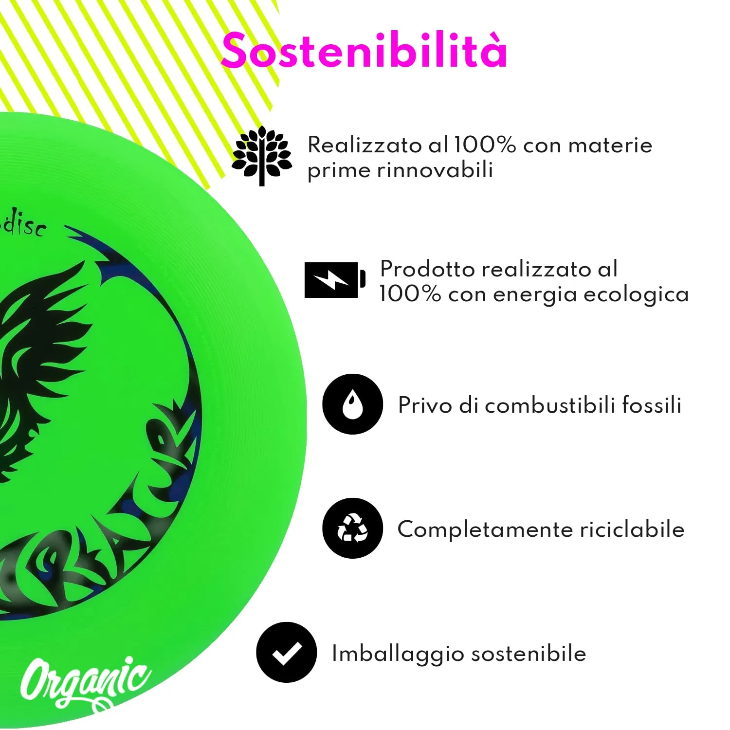 Eurodisc Disco Sportivo Ultimate Creature ED5133G, Verde - immagine 4