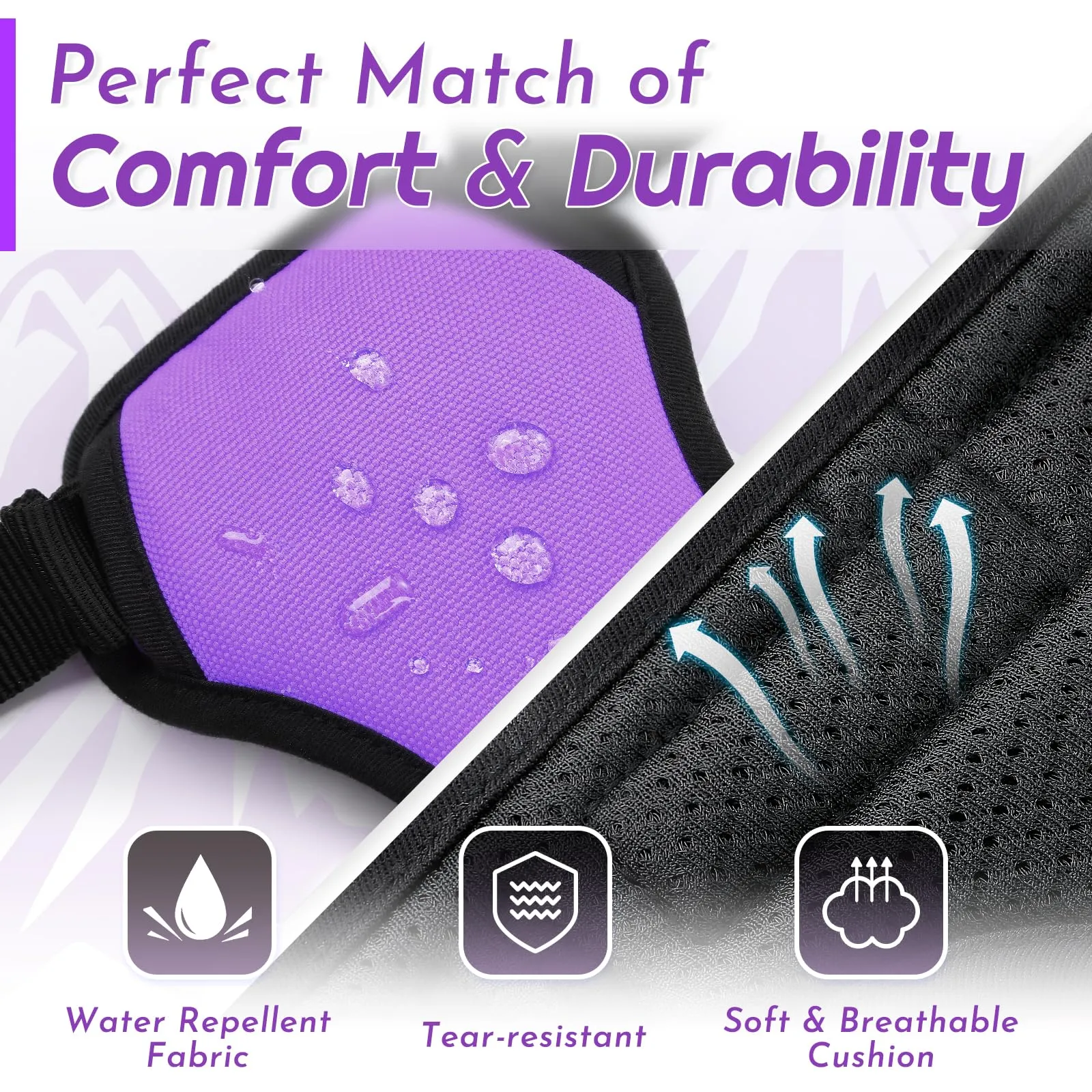 Eagloo Pettorina Cane Anti Tiro, Viola, XL - immagine 7