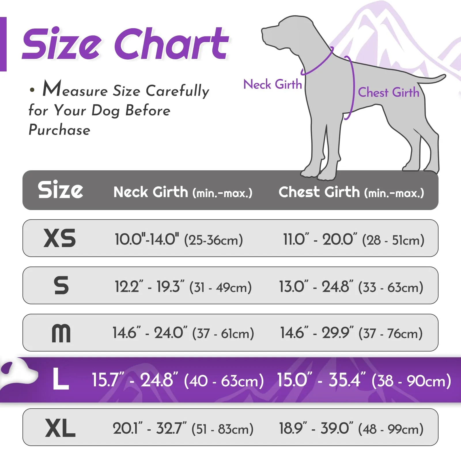 Eagloo Pettorina Cane ad H Anti Tiro, Viola, Taglia L - immagine 2