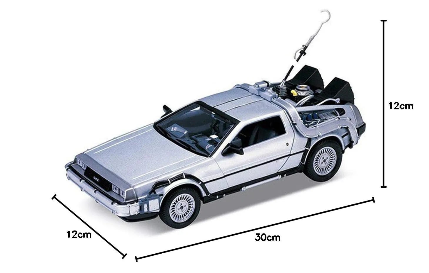 Welly 22443W DeLorean Ritorno al Futuro I, Scala 1:24 - immagine 9