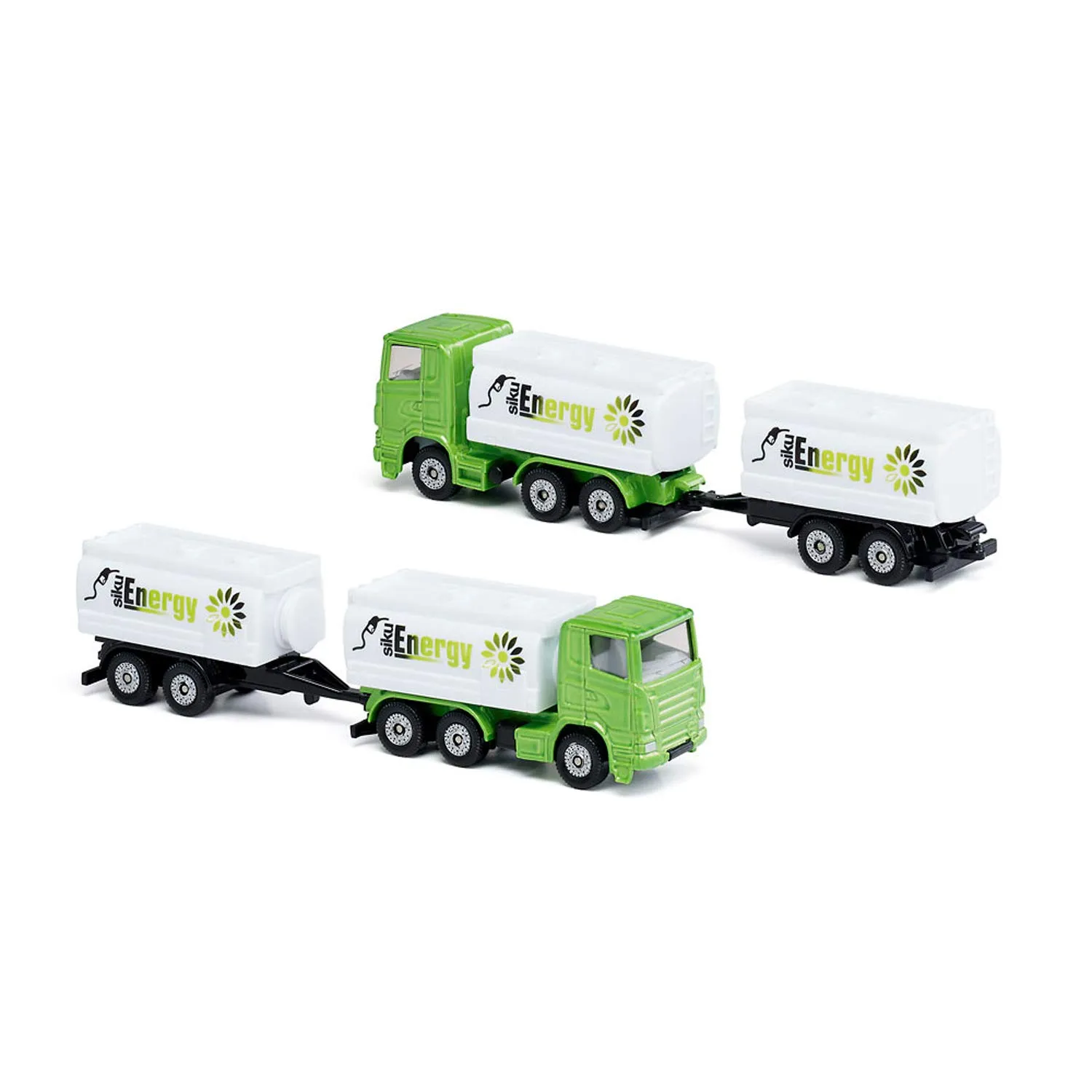 Siku 1690 Camion con cisterne e rimorchio, 1:87, Verde e Bianco - immagine 3