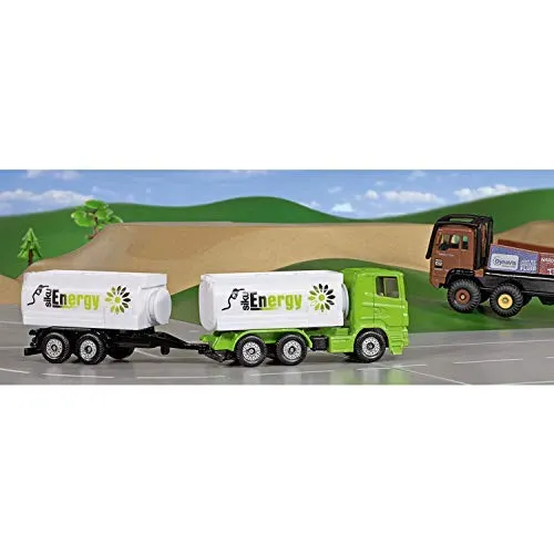 Siku 1690 Camion con cisterne e rimorchio, 1:87, Verde e Bianco - immagine 8