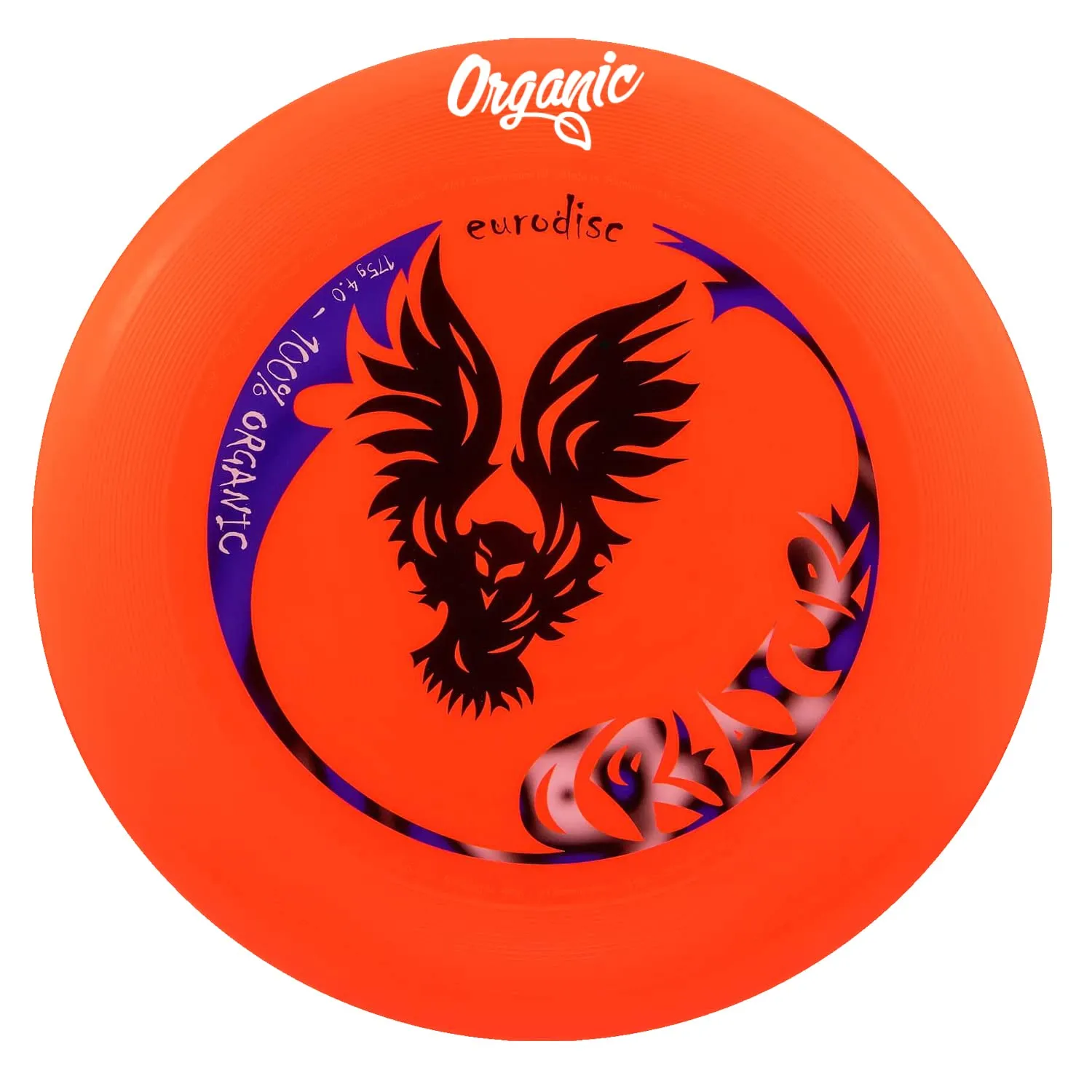 eurodisc ED5133R Ultimate BIO Plastic Frisbee, 175g, Creature Arancione - immagine 1