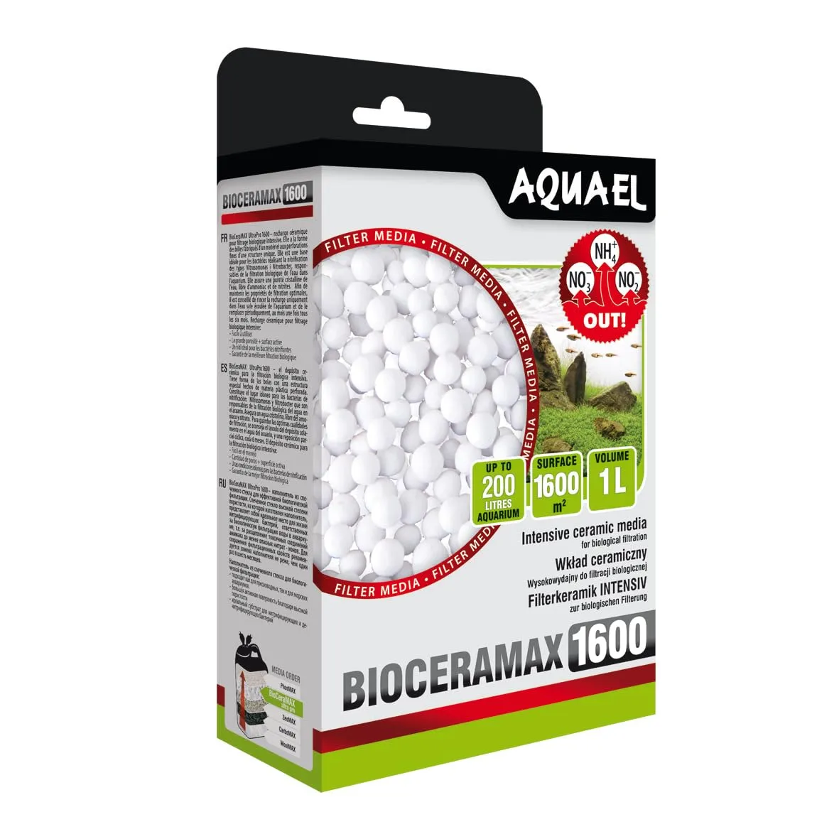 Aquael Biocermax Pro 1600, 1 Litro - immagine 1
