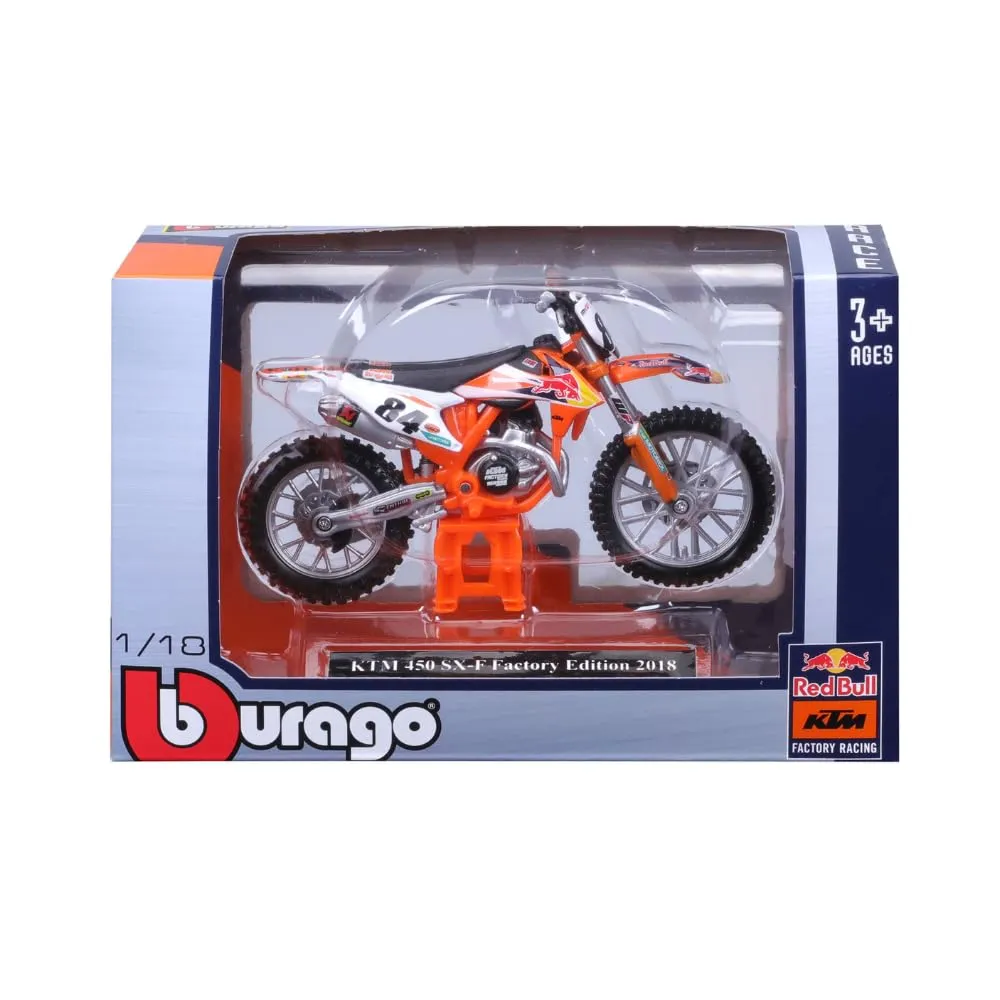 Bburago 51070 KTM 450 Rally Factory Racing Team 1:18 Diecast - immagine 3