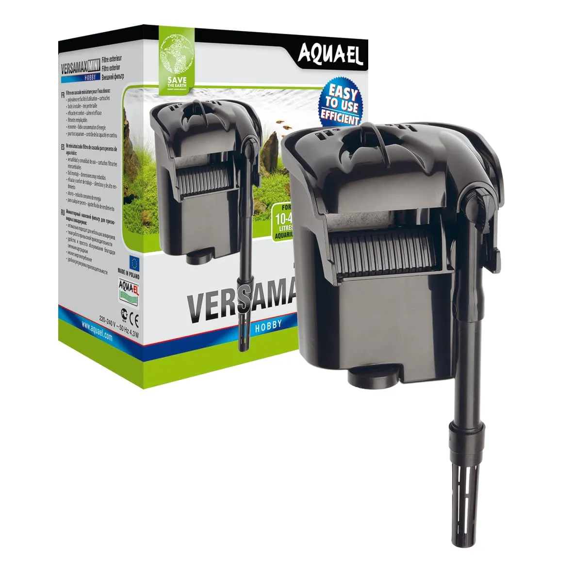 Aquael Versamax Mini Aquarium Filter 235 L/H - immagine 1