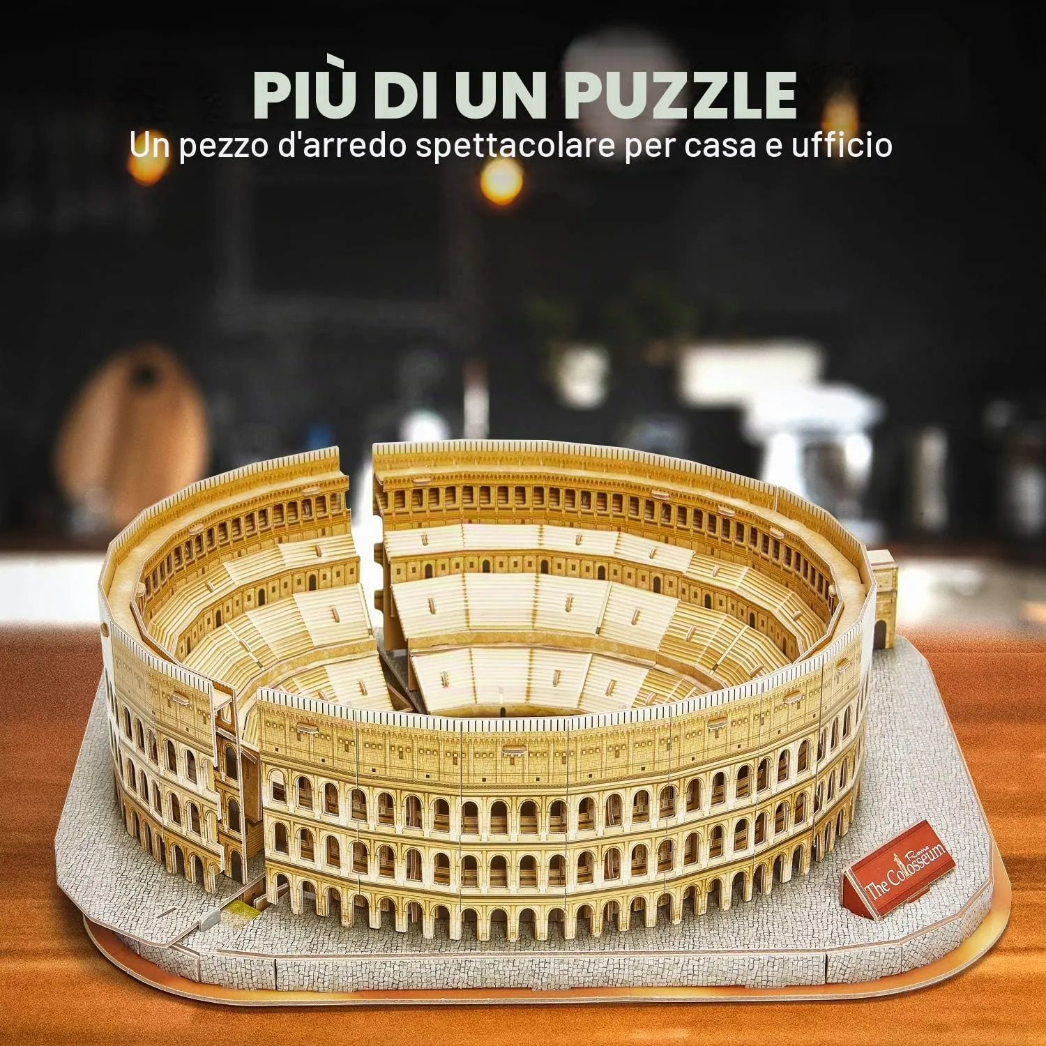 CubicFun Puzzle 3D Colosseo Romano, Modello Architettura 131 Pezzi - immagine 8