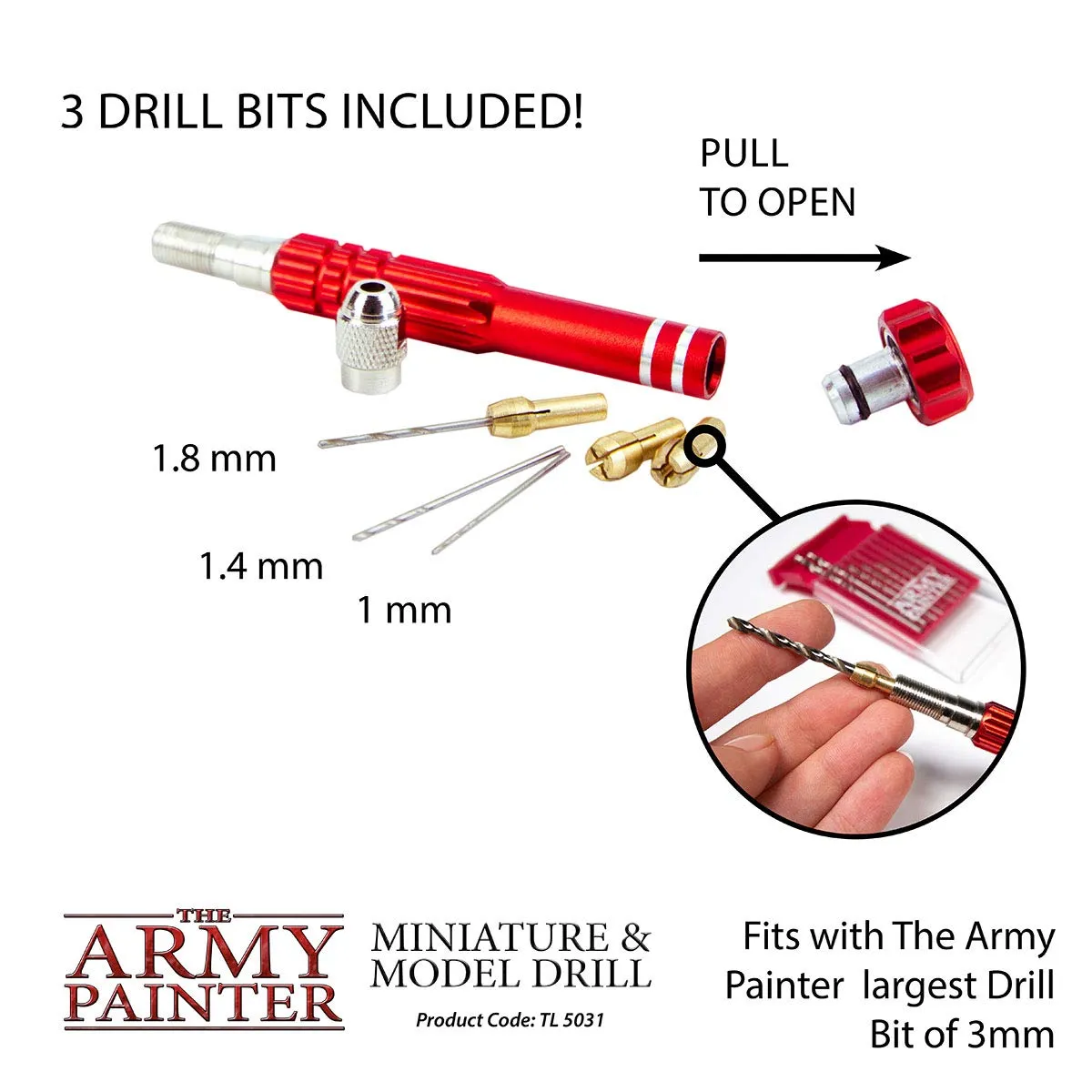 The Army Painter Miniature and Model Drill, 3 Drill Bits - immagine 3
