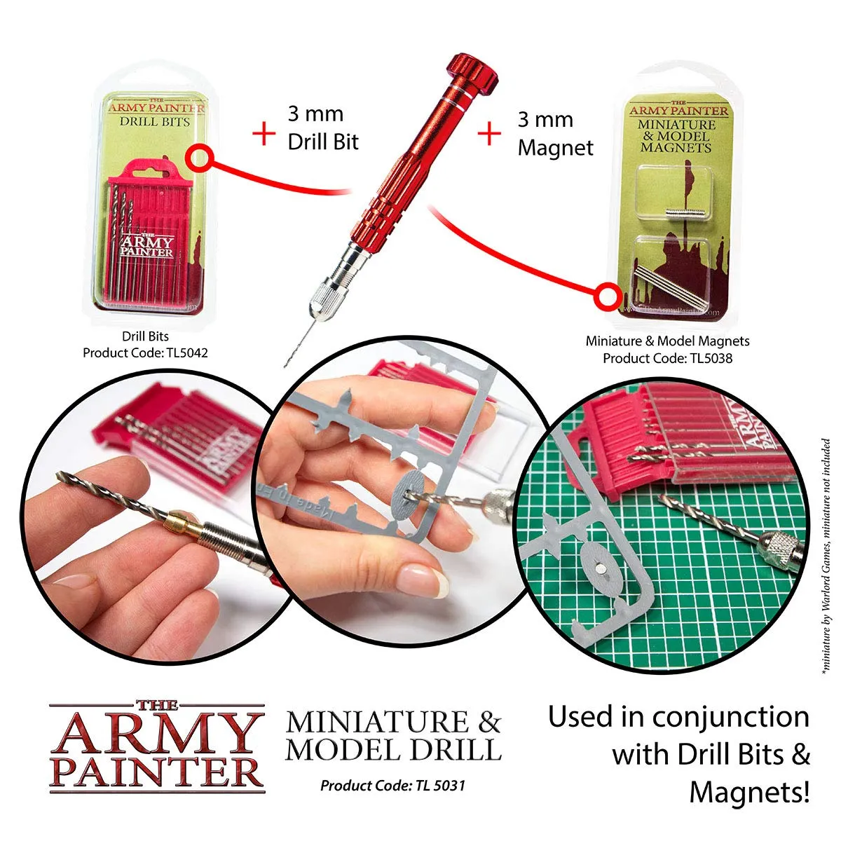 The Army Painter Miniature and Model Drill, 3 Drill Bits - immagine 5