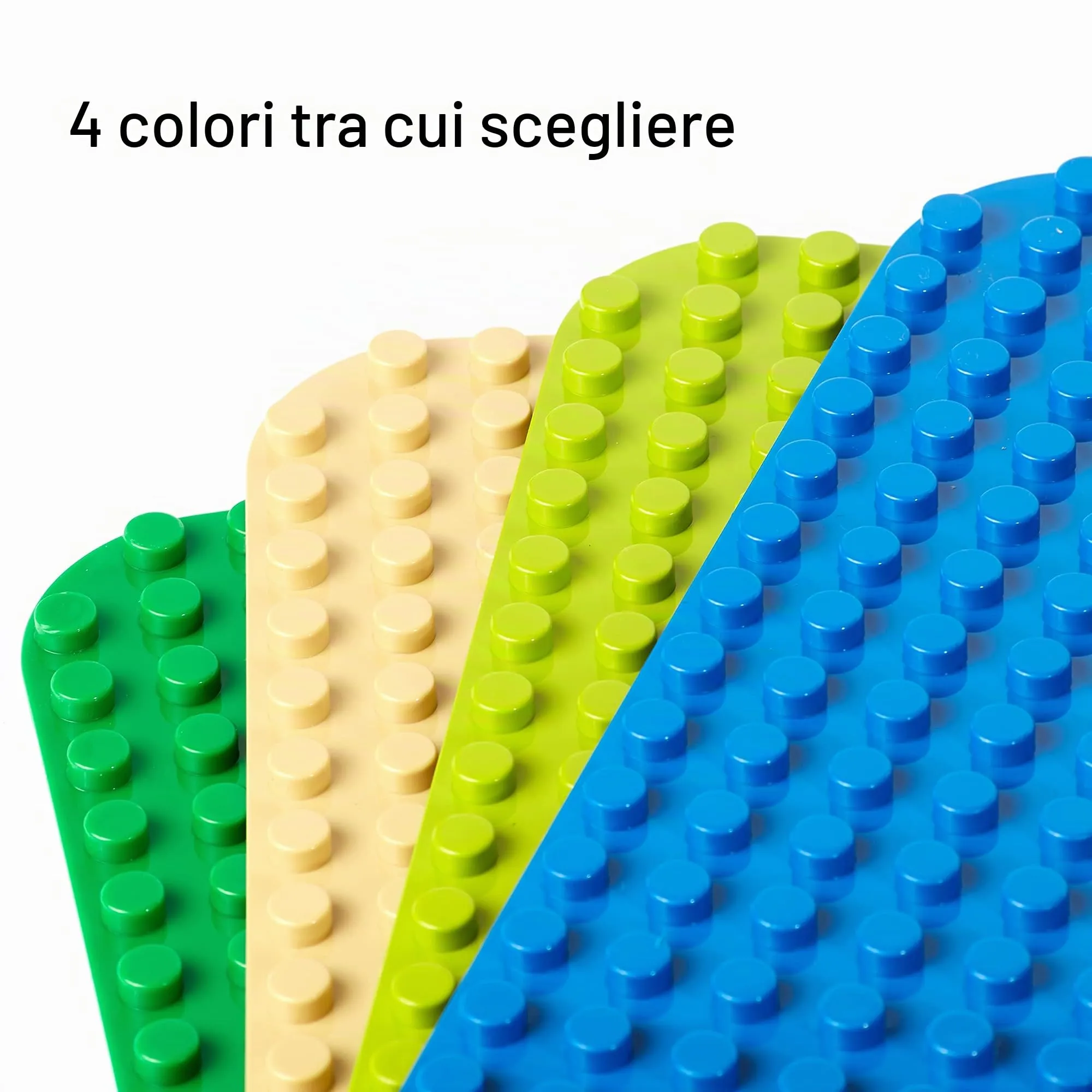 Apostrophe Games 4 Piastre di base multicolor, 38,1 x 26,7 cm, D-Base - immagine 2
