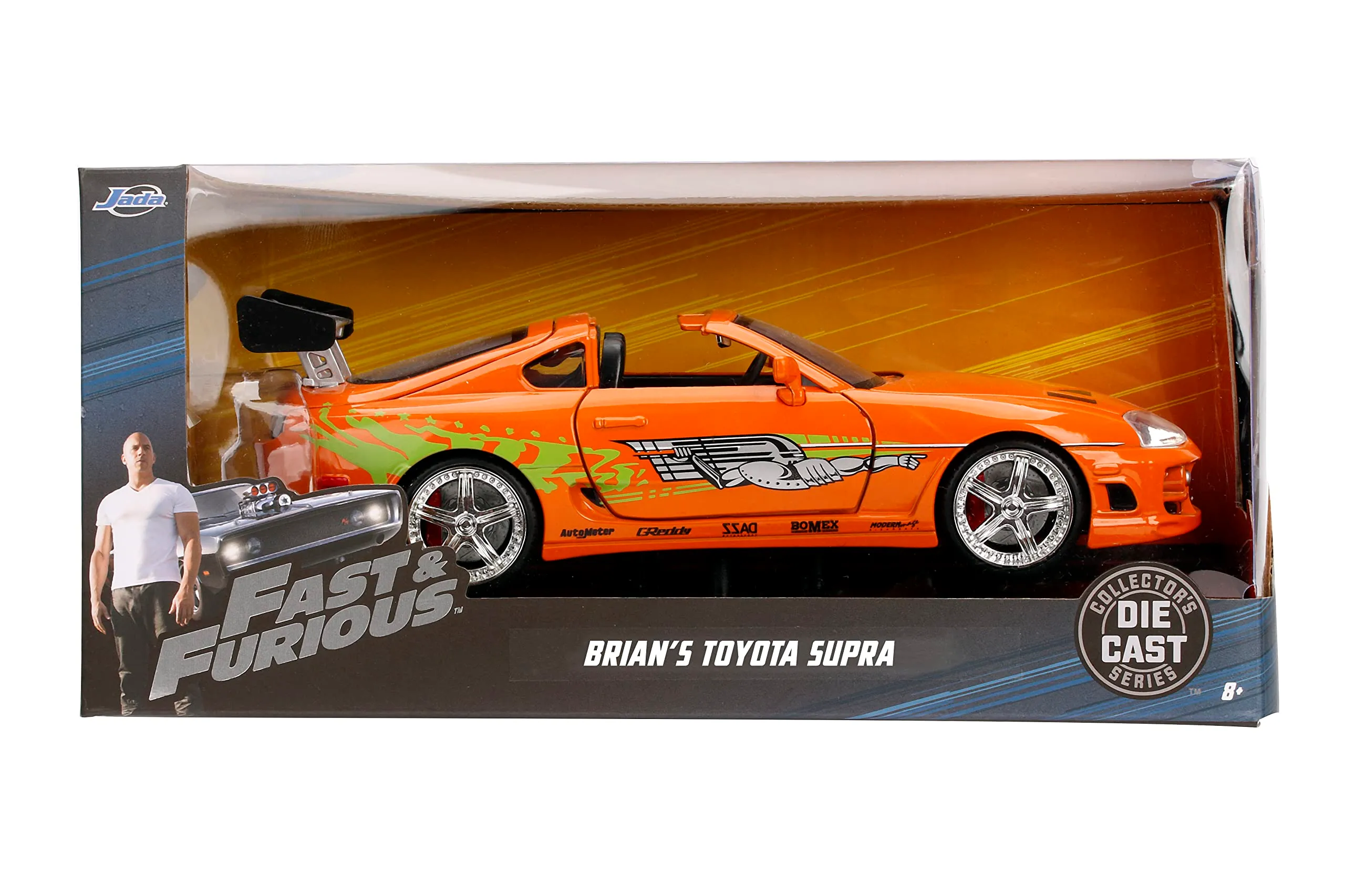 Jada Toys Fast & Furious 1995 Toyota Supra 1:24 Die-cast 253203005 - immagine 2