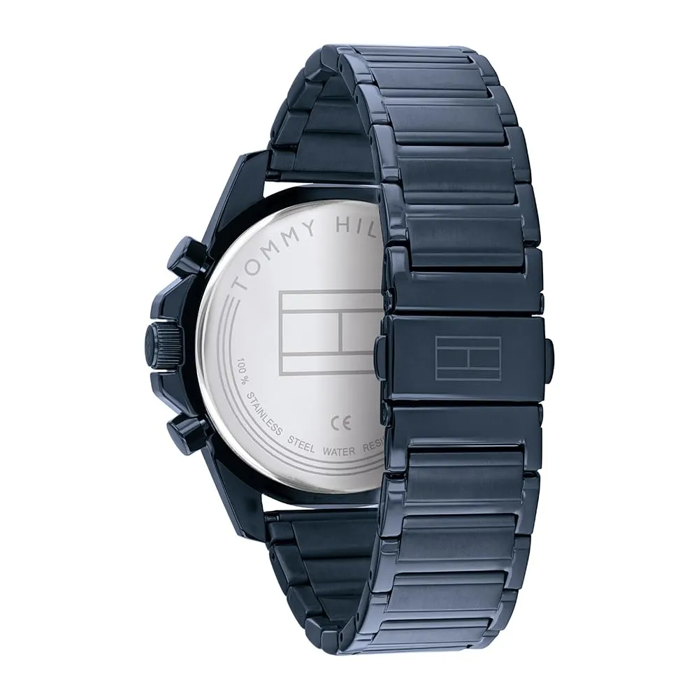 Tommy Hilfiger 1791789 Orologio Multifunzione Analogico da Uomo in Acciaio Inossidabile Navy - immagine 3