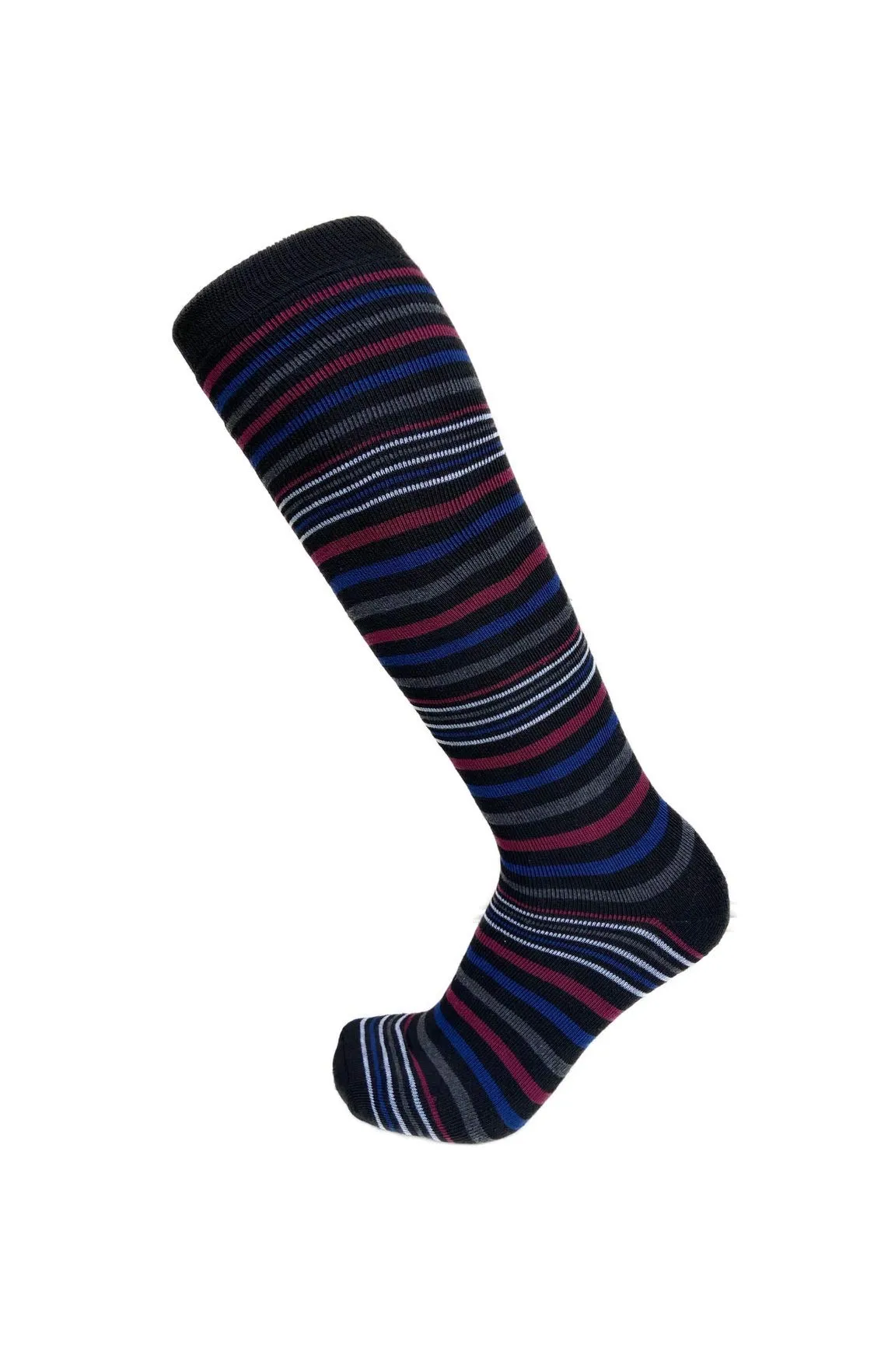 DREAM SOCKS Calze in pile termiche invernali da sci, 6 paia, Rigato, 41-46 - immagine 4