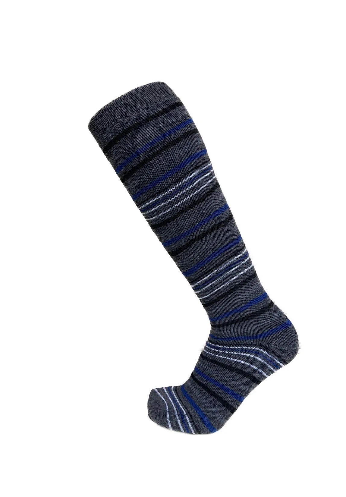 DREAM SOCKS Calze in pile termiche invernali da sci, 6 paia, Rigato, 41-46 - immagine 5