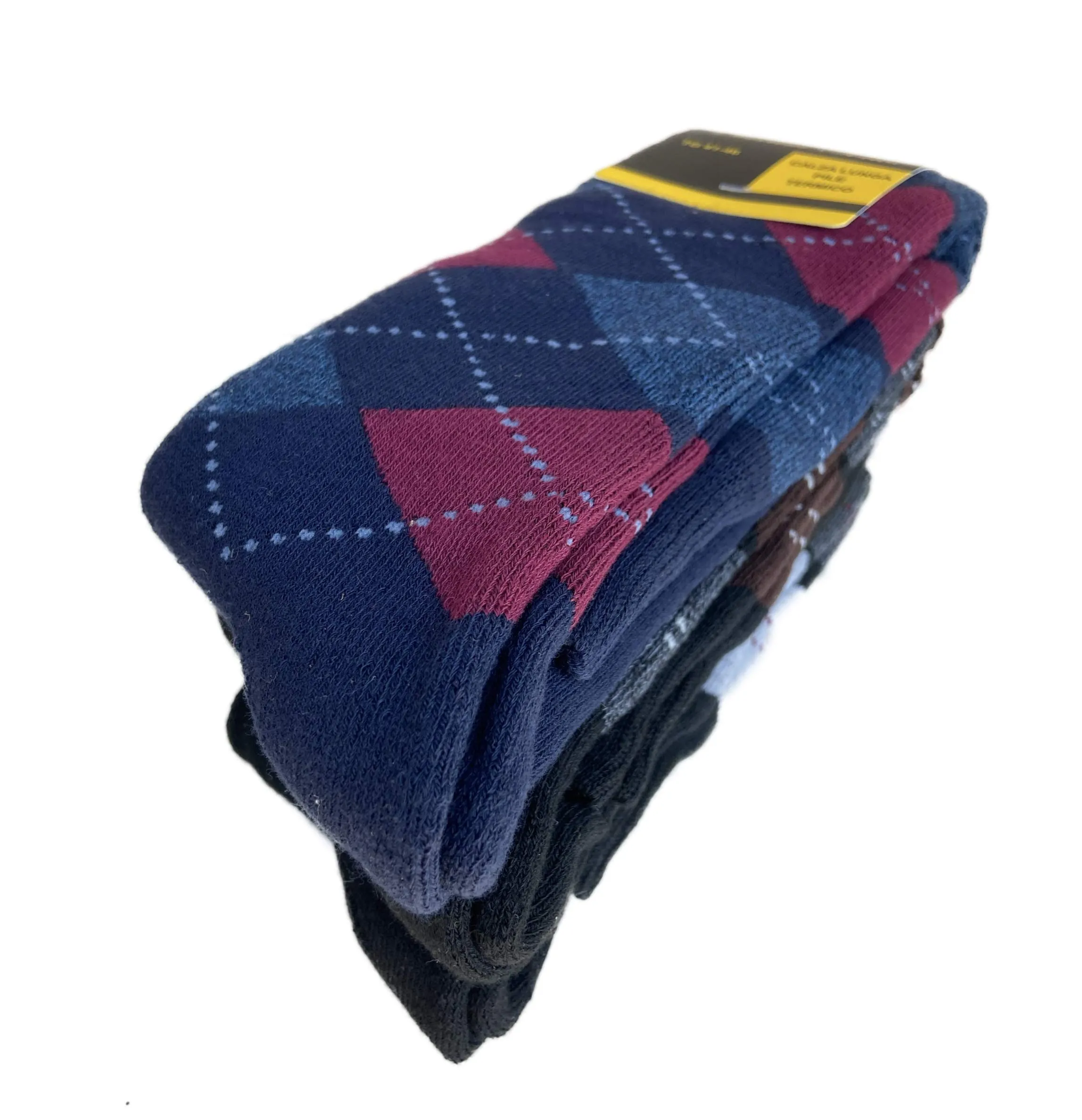 DREAM SOCKS Calze in Pile Termiche Invernali da Sci, Scozzese, 41-46, Set da 3 Paia - immagine 1