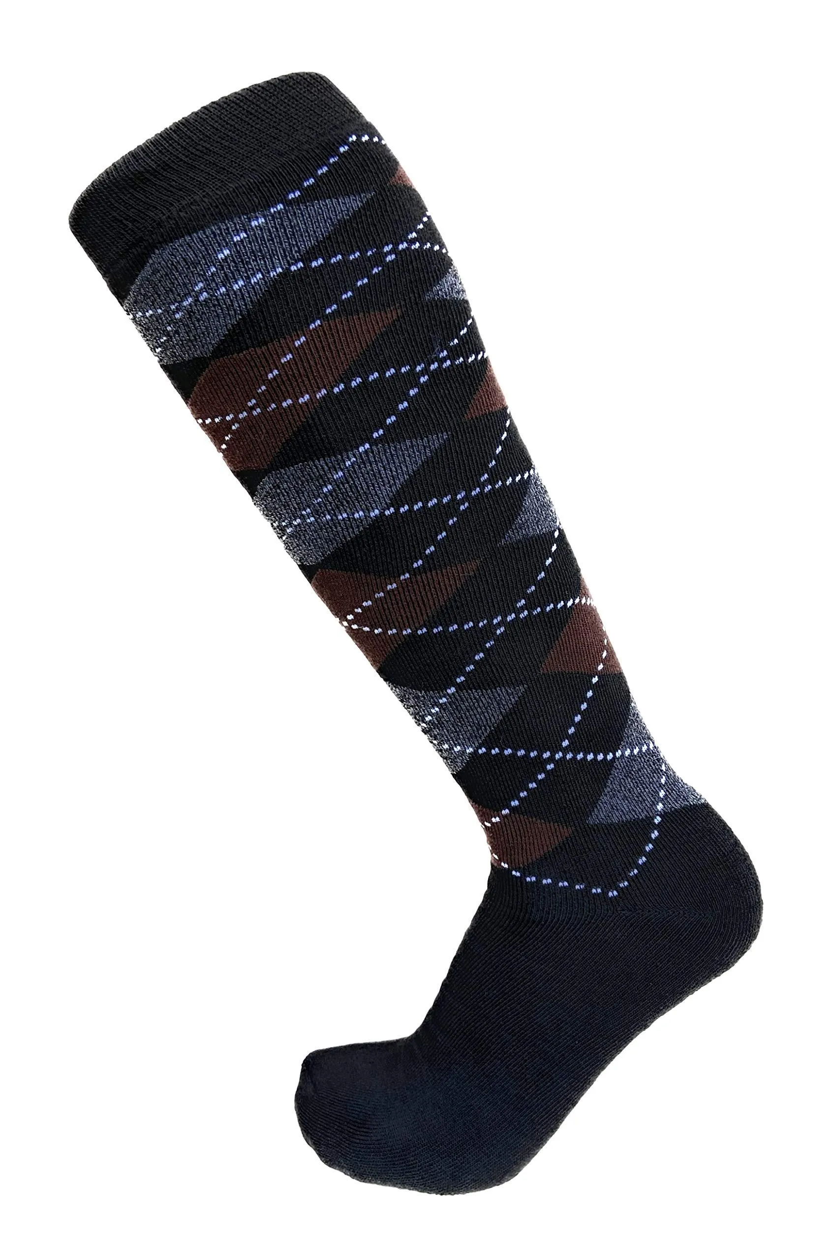 DREAM SOCKS Calze Termiche in Pile Invernali da Sci, Scozzese, 41-46, Set da 6 Paia - immagine 3