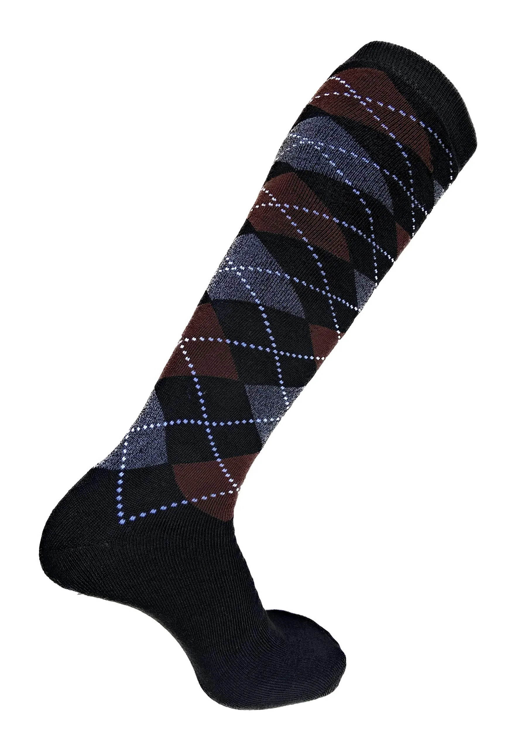 DREAM SOCKS Calze Termiche in Pile Invernali da Sci, Scozzese, 41-46, Set da 6 Paia - immagine 6