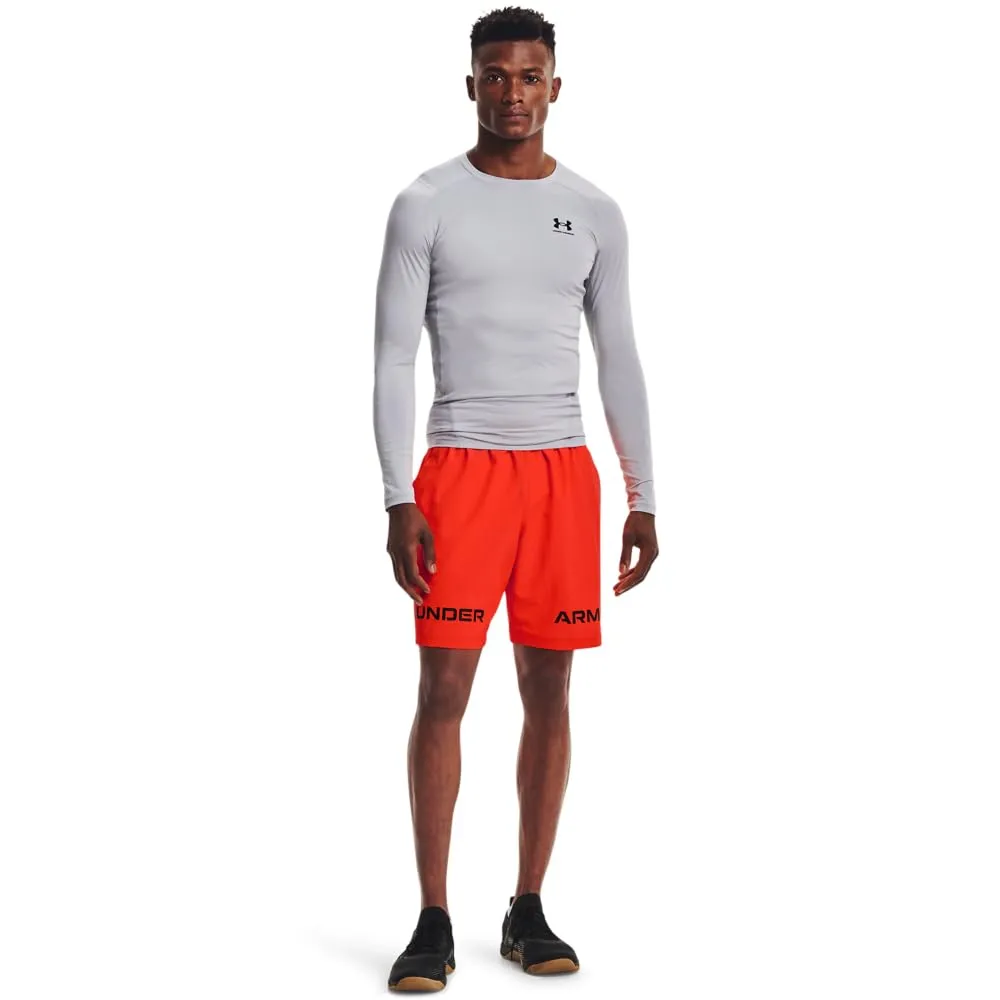 Under Armour Men's Armour HeatGear Compression Long-Sleeve T-Shirt, Mod Gray (011)/Black, XXL - immagine 3