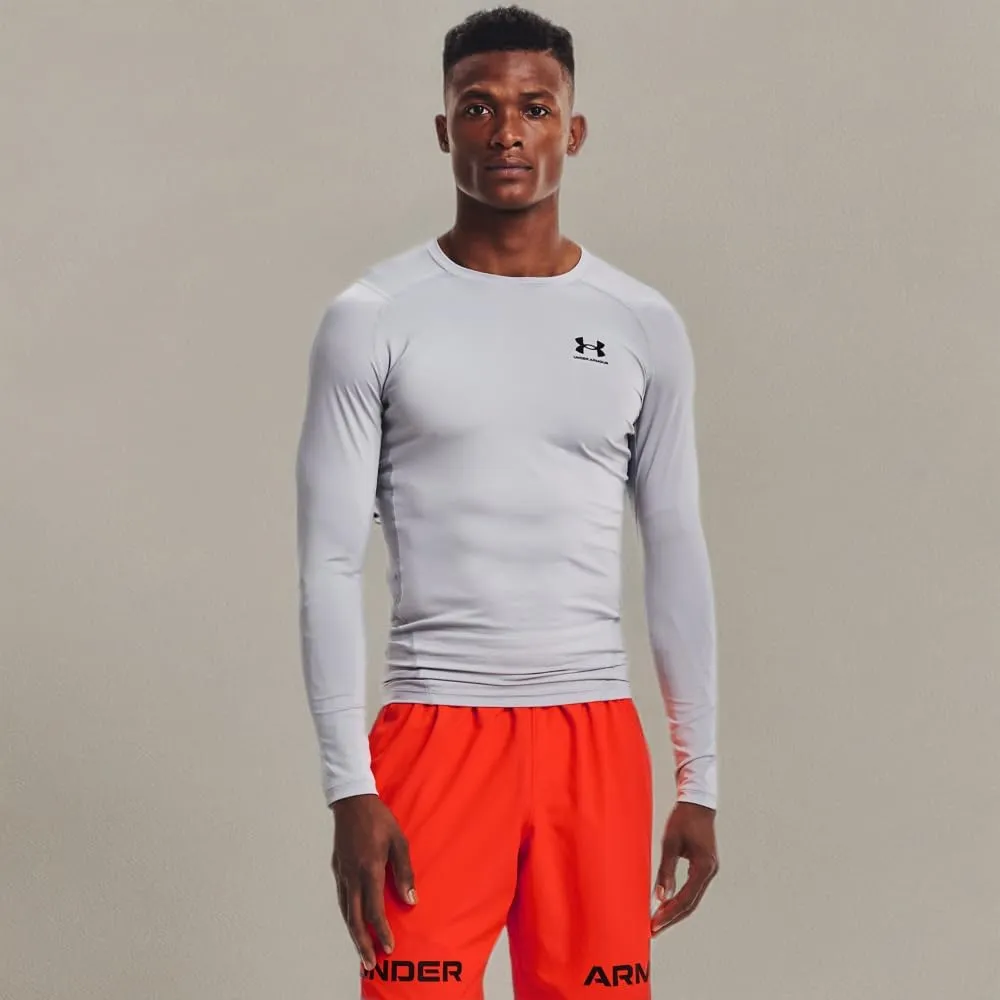 Under Armour HeatGear Hybrid da Uomo, Grigio MOD/Nero, L - immagine 4