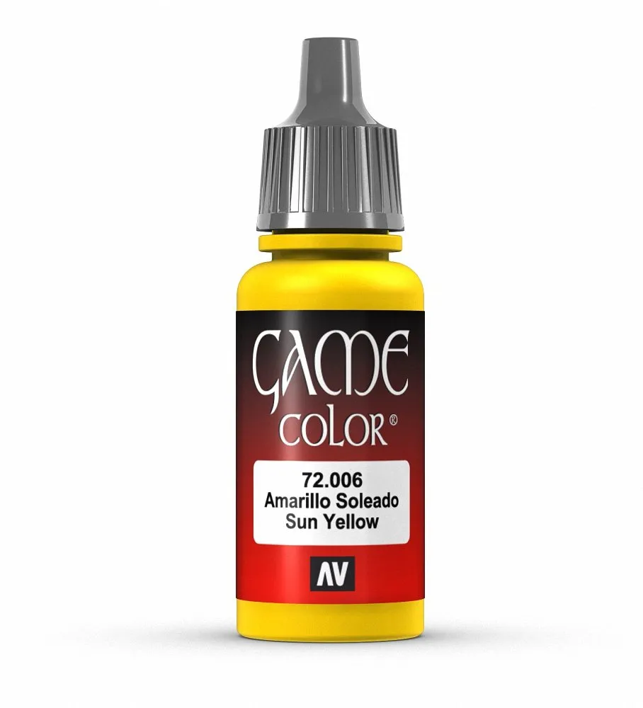 Vallejo Game Color 72006 Sun Yellow (17ml) - immagine 1