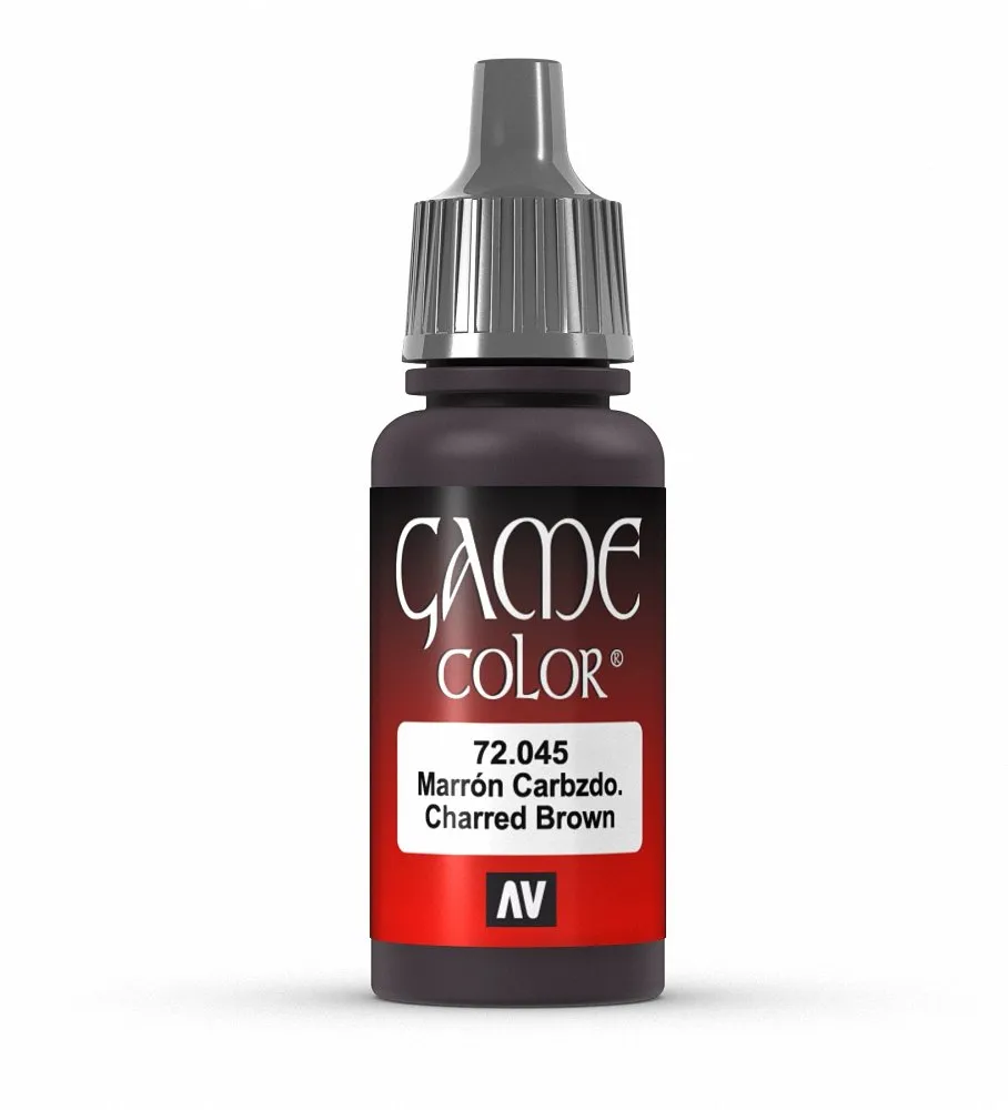 Vallejo Game Color 72045 Charred Brown (17ml) - immagine 1