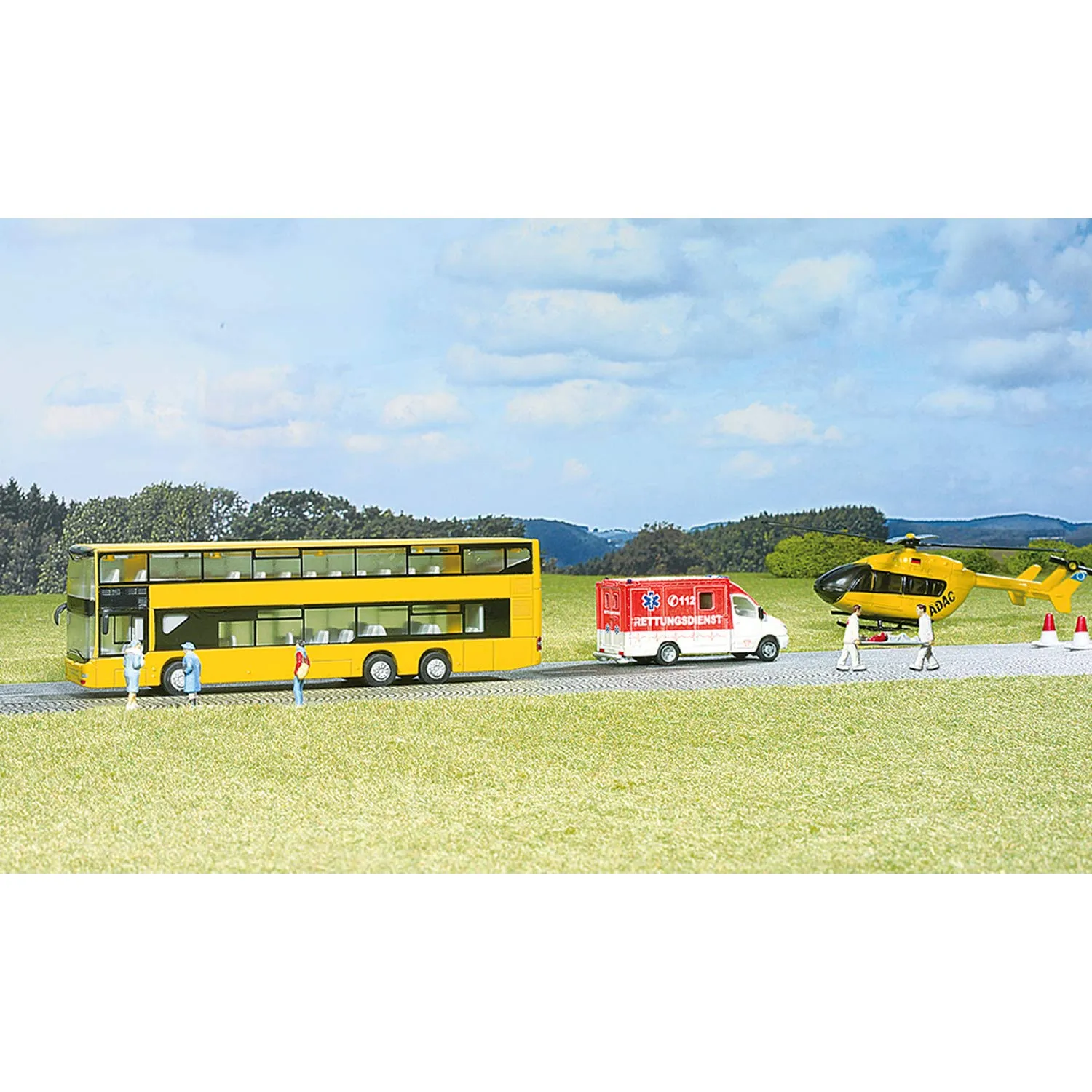 Siku 1884 Autobus di linea a due piani MAN, 1:87, Giallo - immagine 2