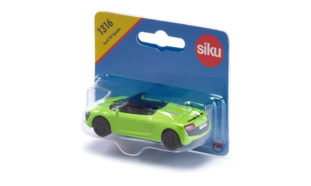 Siku 1316 Audi R8 Spyder, Metallo e Plastica, Verde - immagine 7