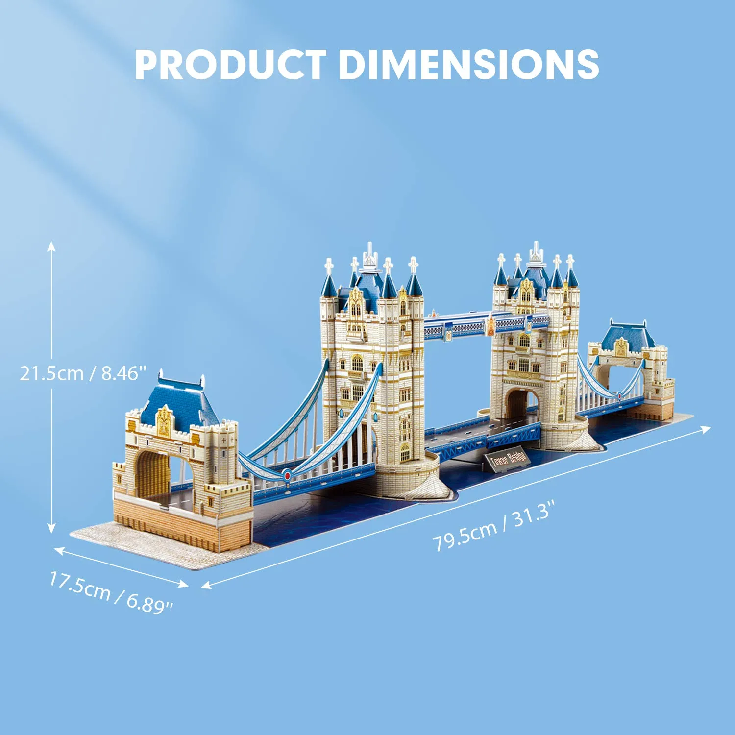 CubicFun Puzzle 3D Tower Bridge Londra con National Geographic Libretto Fotografico, 120 Pezzi - immagine 8