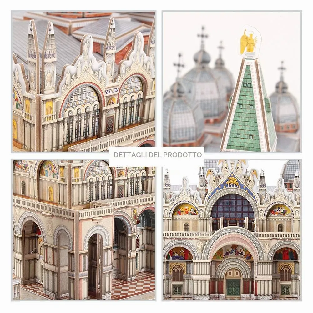 CubicFun National Geographic 3D Puzzle Piazza di San Marco, 107 Pieces - immagine 4