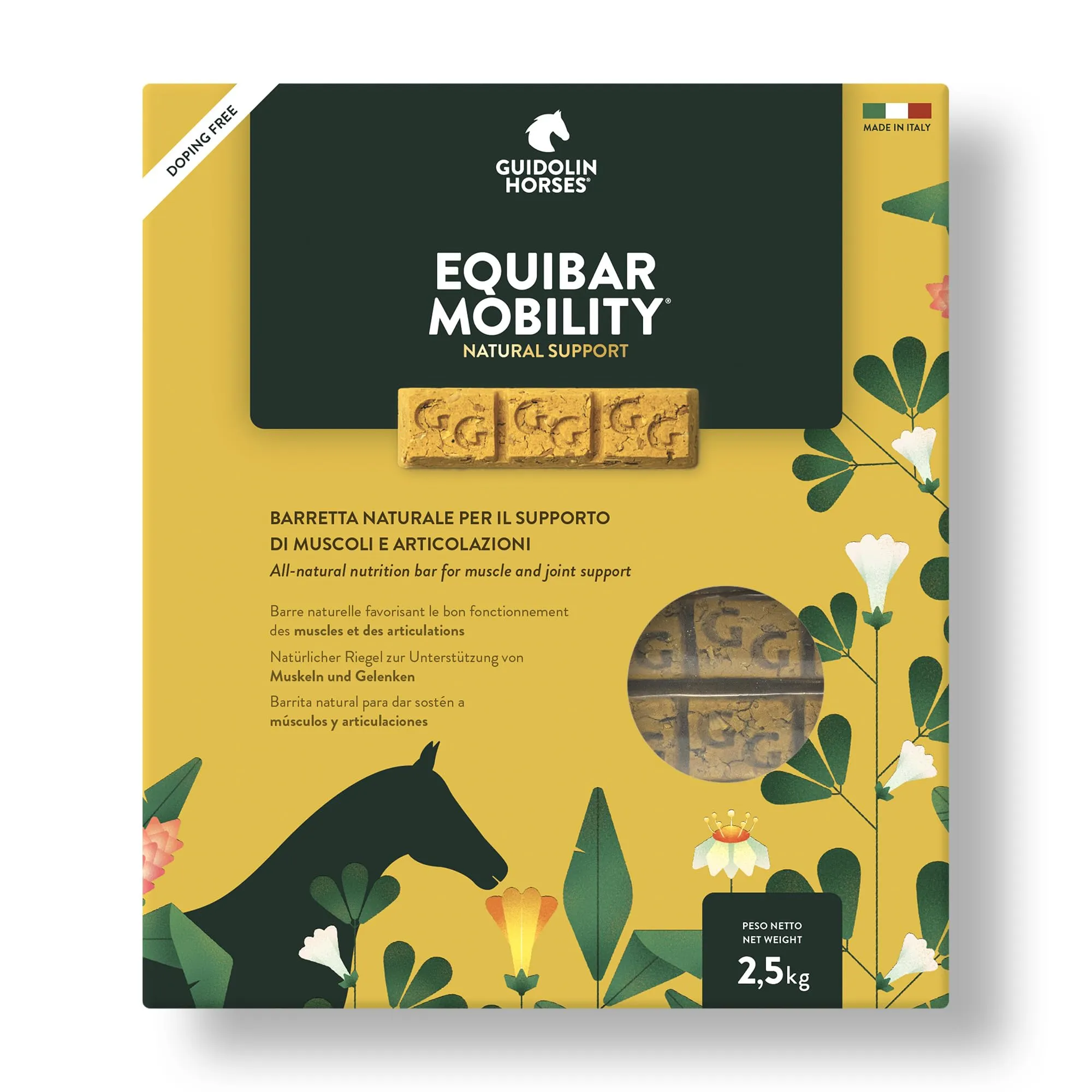 Guidolin Horses Equibar Mobility Barretta Funzionale per Muscoli e Articolazioni 2.5kg - immagine 1