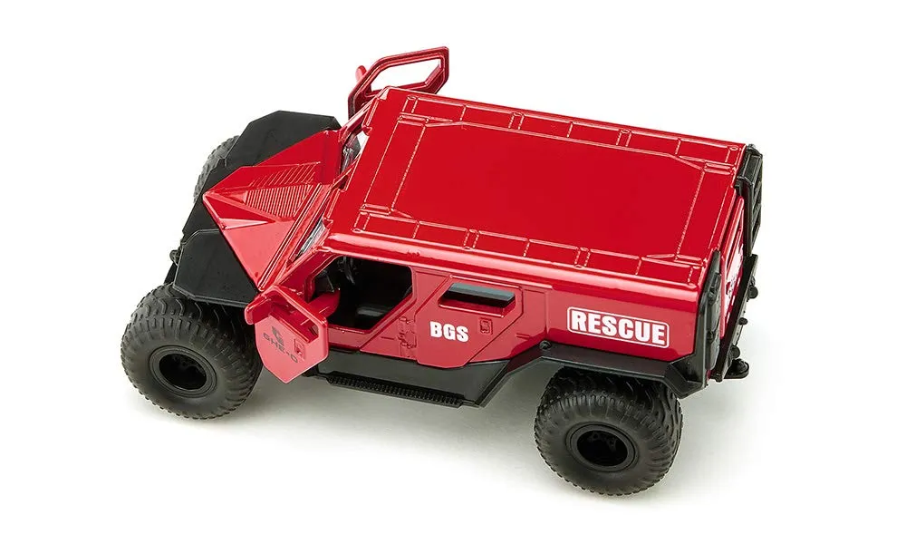 Siku 2307 GHE-O Rescue Vehicle 1:50 Rosso - immagine 5