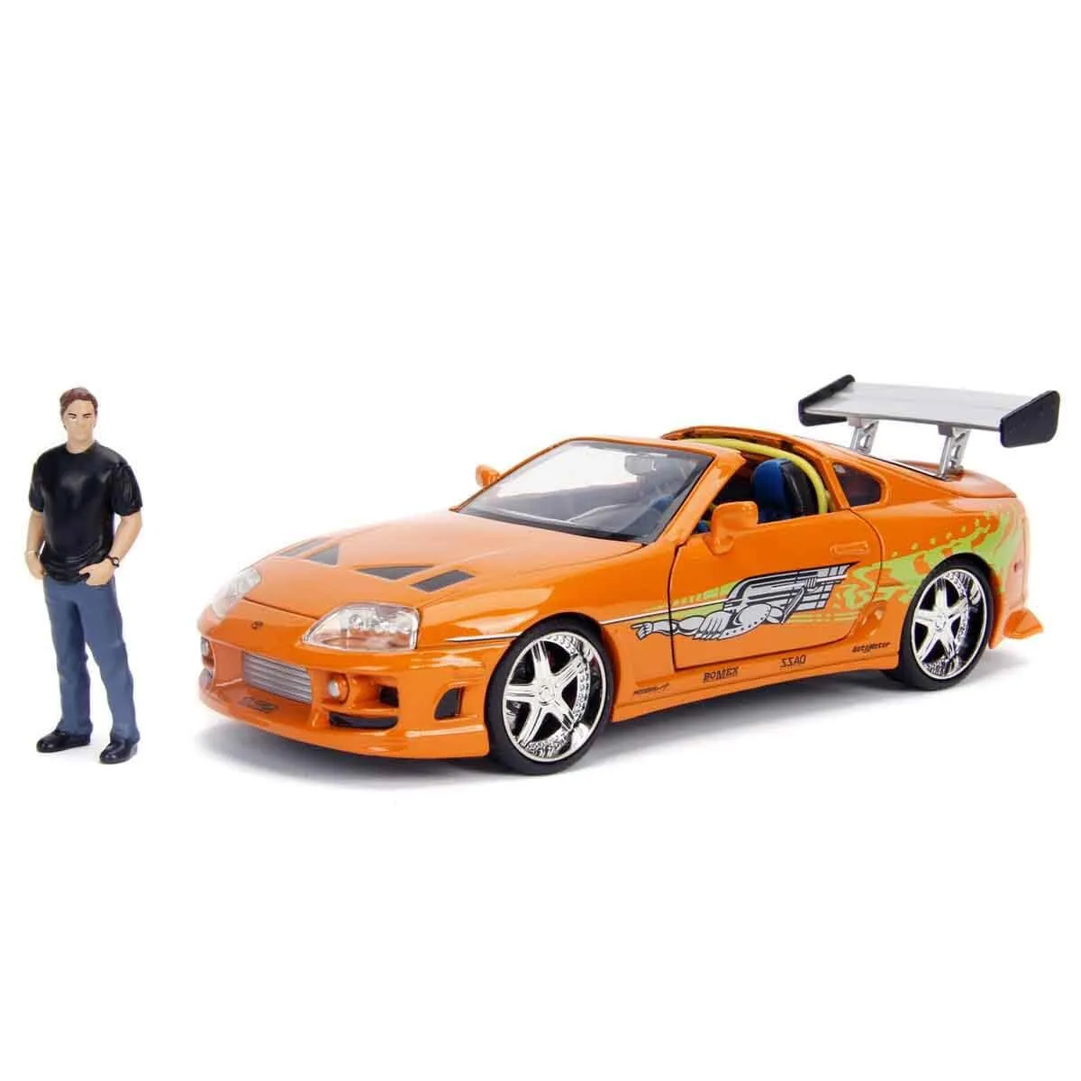 Jada Fast and Furious Toyota Supra 1955 Brian O'Conner 1:24 Die-Cast 253205001 - immagine 2