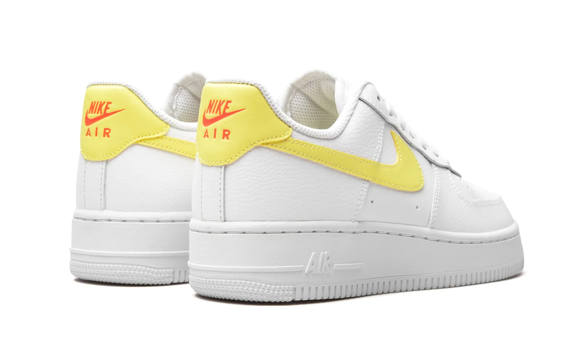 Nike Air Force 1 '07 Women's Basketball Shoes - White Lt Zitron Brt Mango - 36 EU - immagine 3