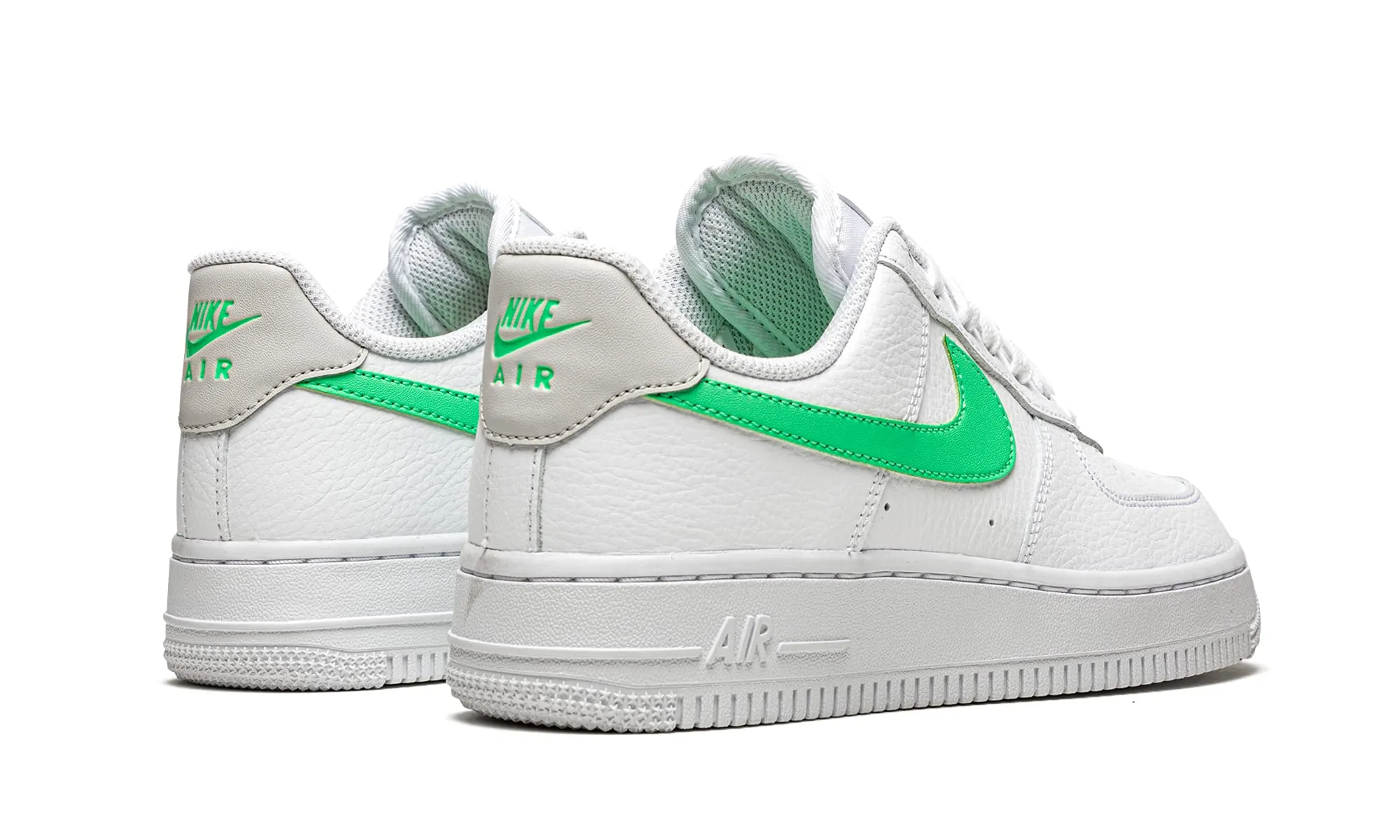 Nike Air Force 1 '07 Women's Basketball Shoes - White Green Glow Lt Bone White - 39 EU - immagine 3