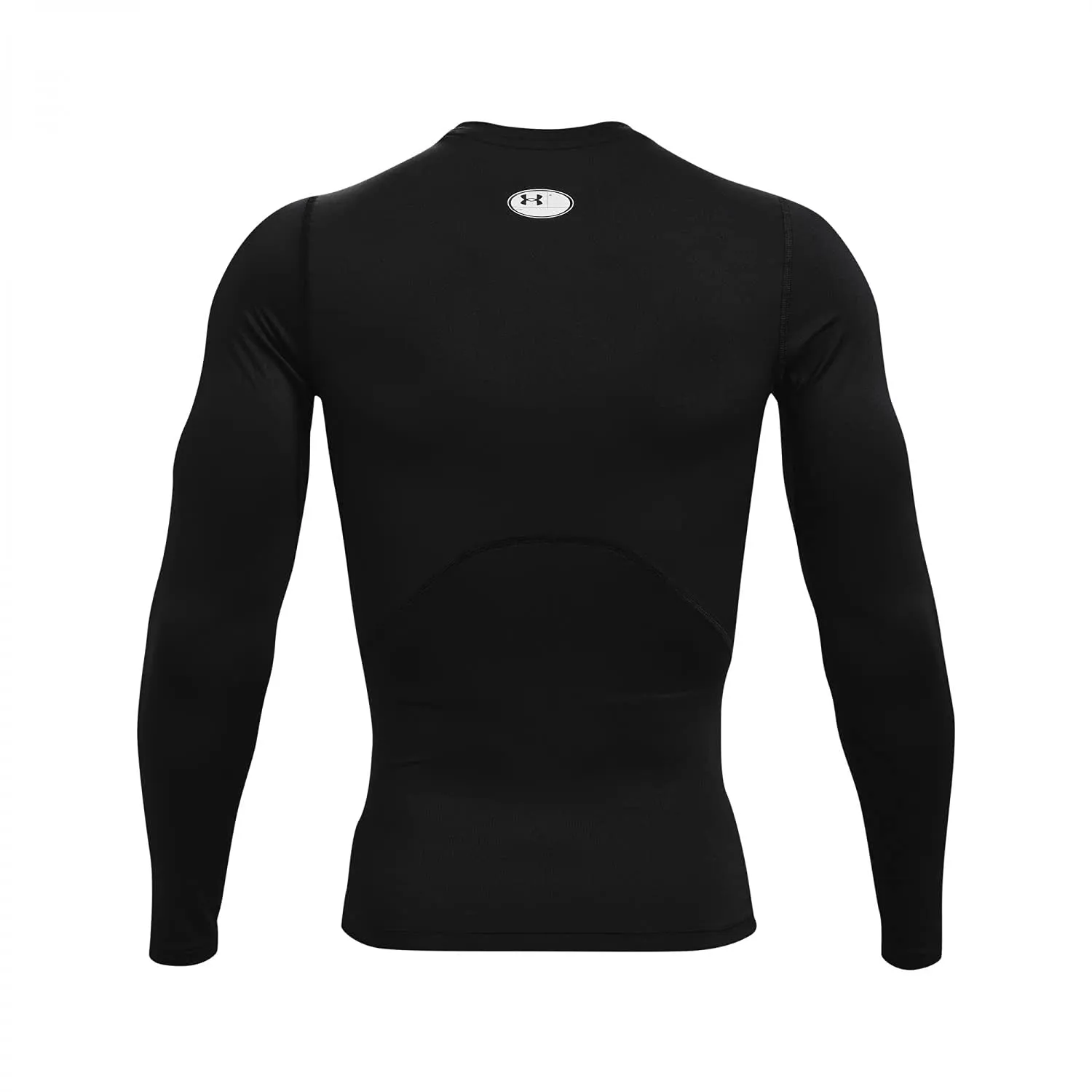 Under Armour UA HG Armour Comp LS Long Sleeve Shirt, Black/White, 4XL Men - immagine 3