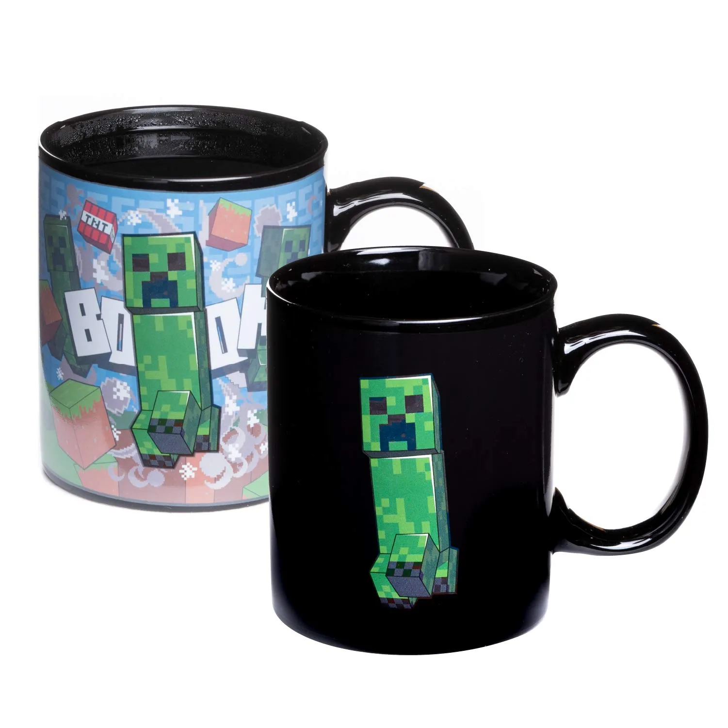 Paladone Tazza Minecraft Creeper Termosensibile Ufficiale, 295ml - immagine 1