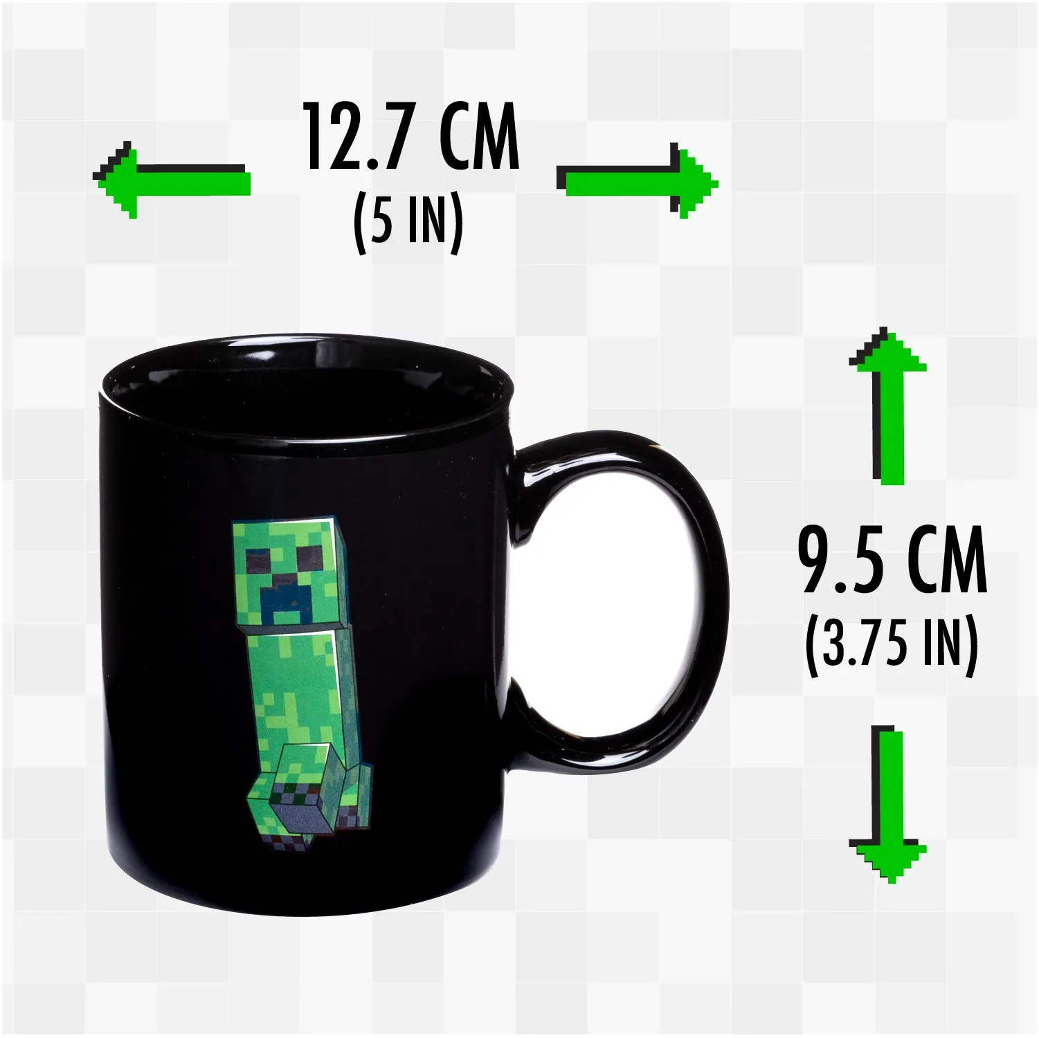 Paladone Tazza Minecraft Creeper Termosensibile Ufficiale, 295ml - immagine 3