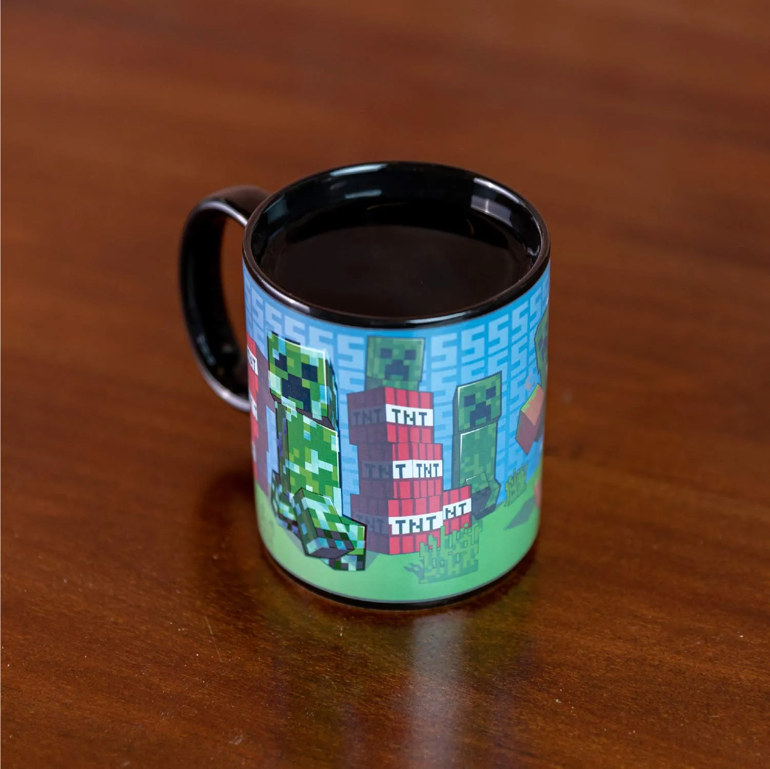 Paladone Tazza Minecraft Creeper Termosensibile Ufficiale, 295ml - immagine 5